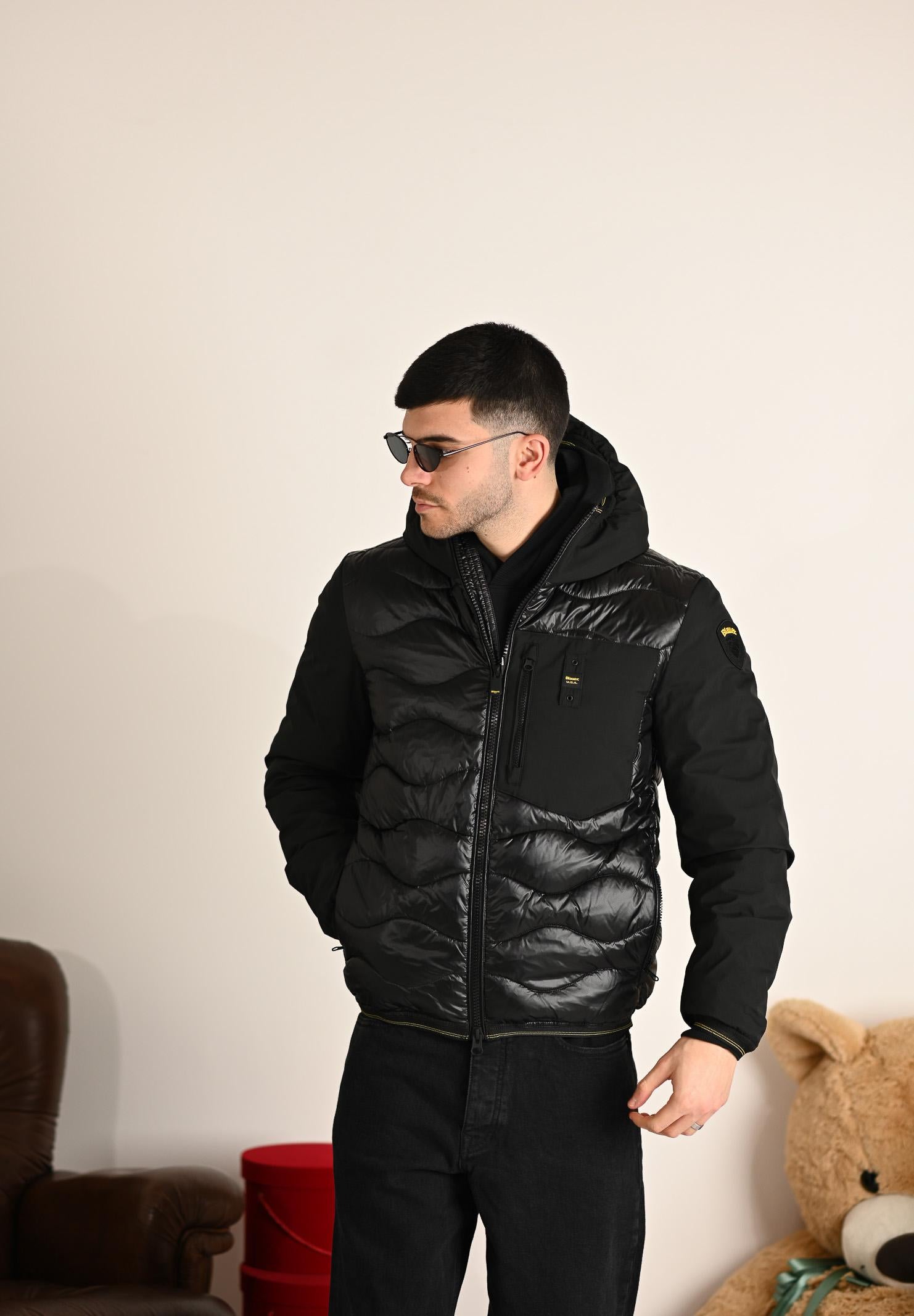 BLAUER Piumino ALBERT nero da uomo 25WBLUC08078-006355 999 BLAUER