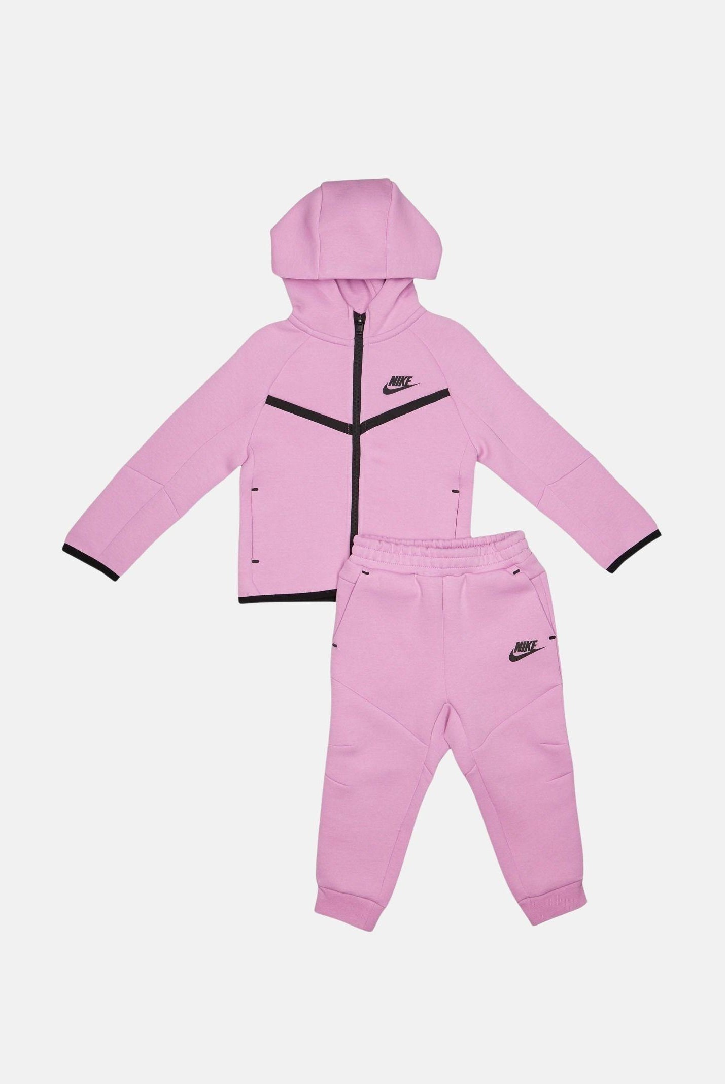 NIKE Tuta Tech Fleece rosa da neonato 66M880 P64 NIKE