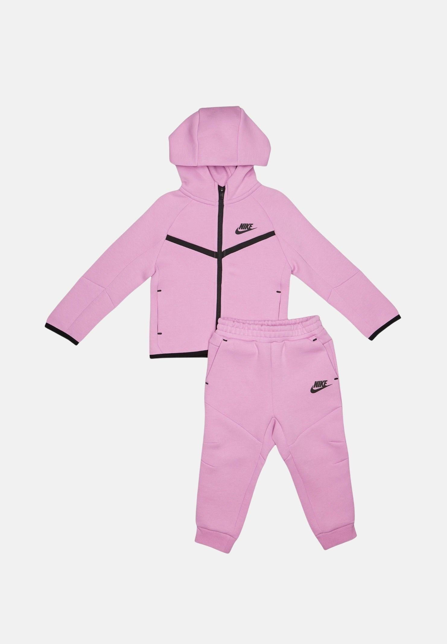 NIKE Tuta Tech Fleece rosa da neonato 66M880 P64 NIKE