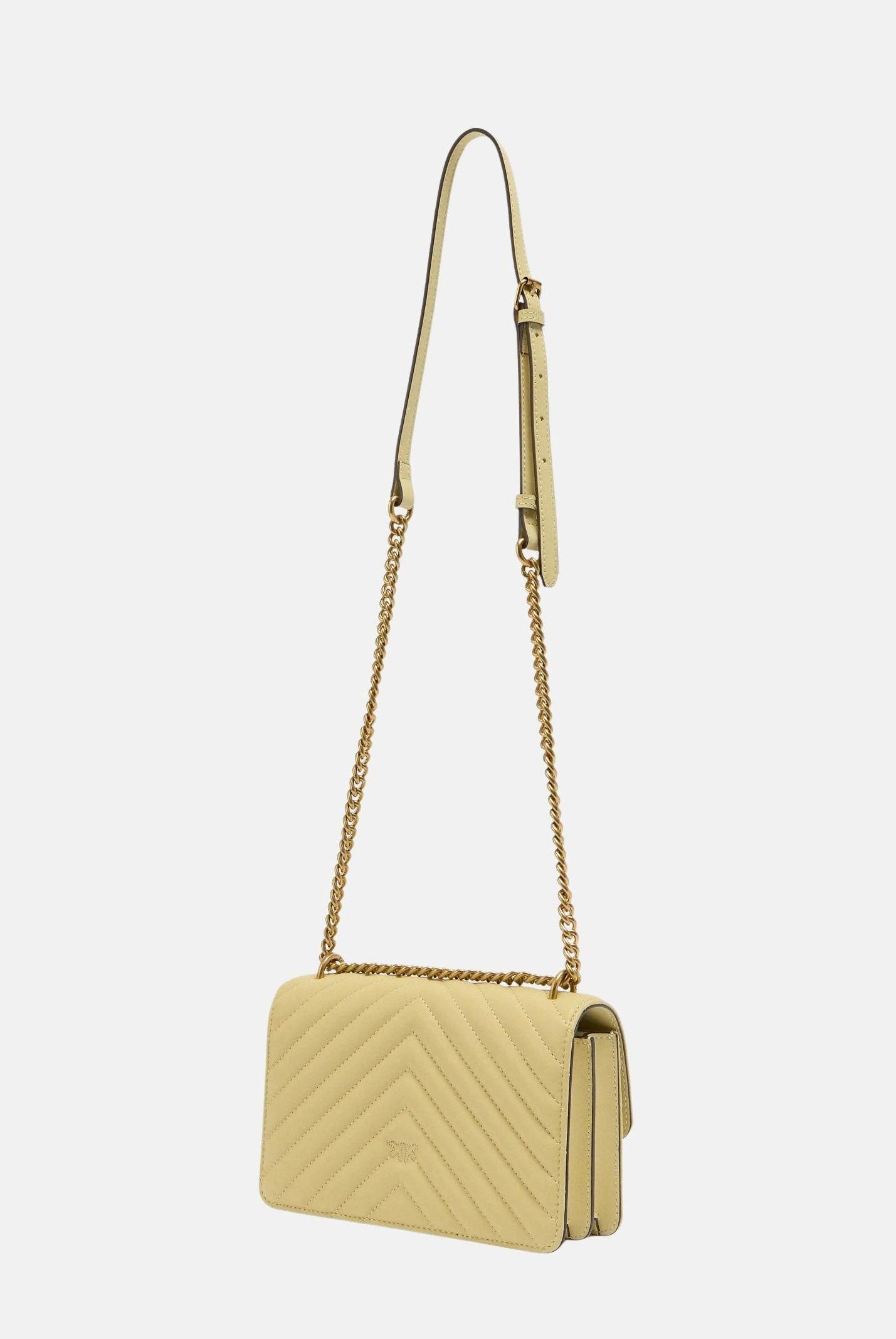 PINKO Borsa a tracolla Mini Love Bag One giallo vaniglia da donna 100074A0GK C39Q PINKO