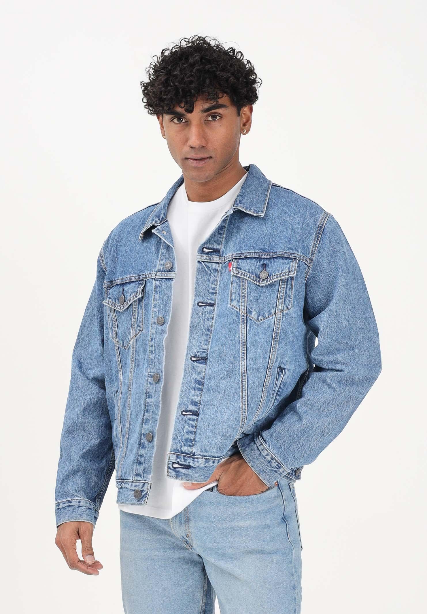 LEVI'S Giubbotto Trucker in denim medio da uomo 72334-0773 . LEVI'S®