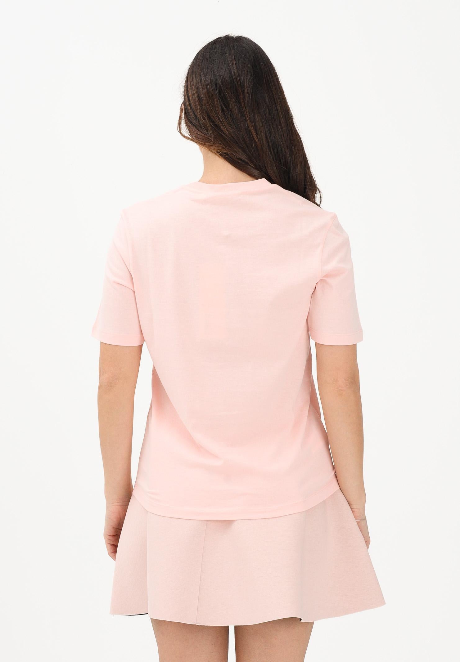 MARNI T-shirt a manica corta rosa per donna, ragazze e bambine con logo M01601M00RF 0M351 MARNI
