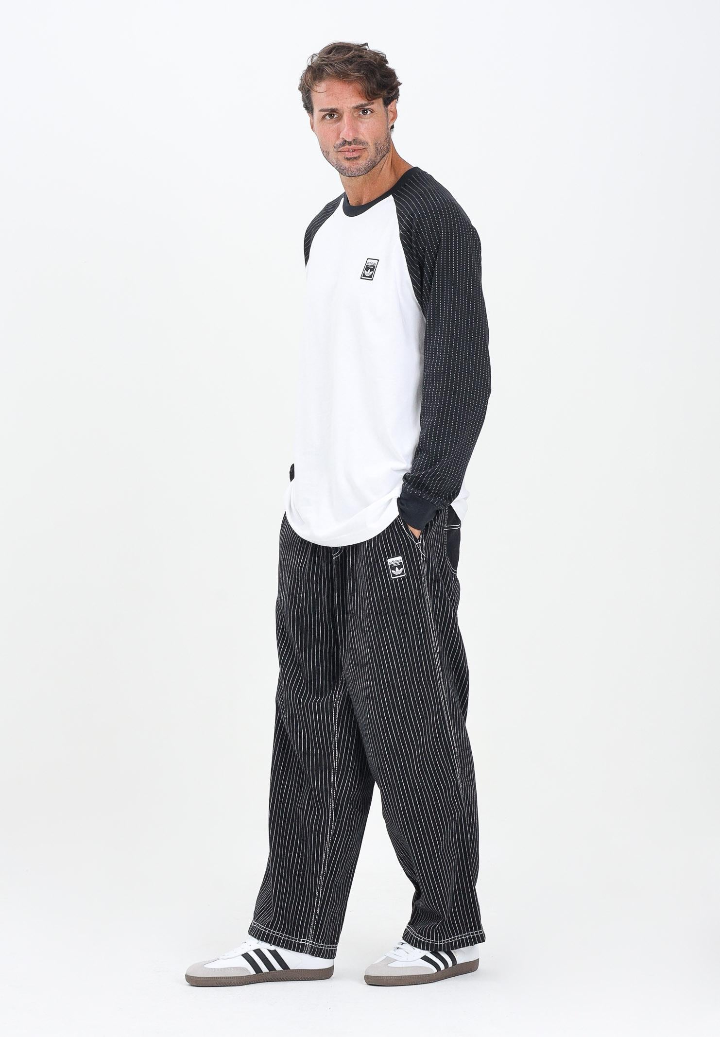 ADIDAS ORIGINALS Pantalone Wabash Loose Chino nero da uomo JW0180 ADIDAS ORIGINALS