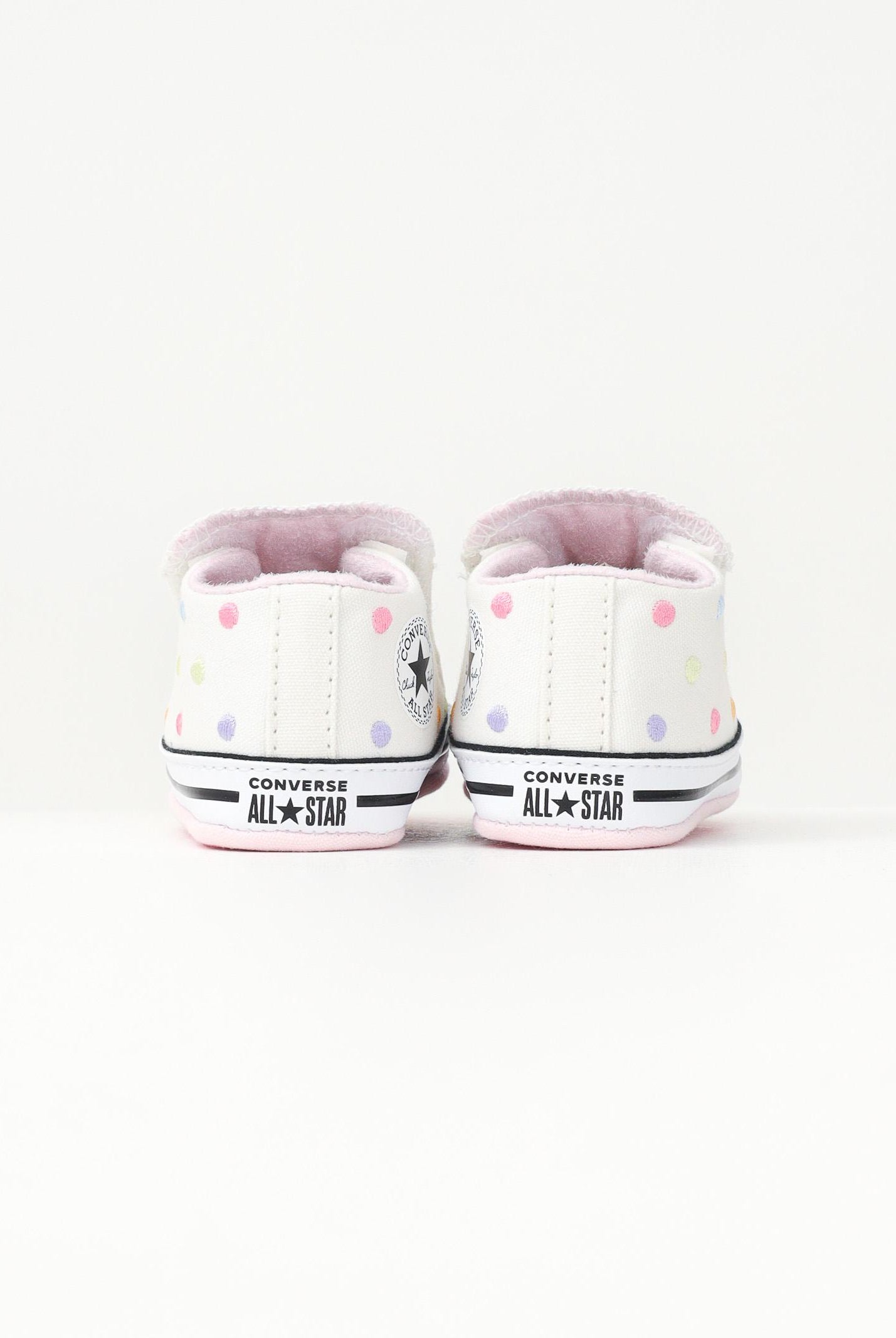 CONVERSE Scarpe da culla Chuck Taylor All Star Embroidered Polka Dots Easy On bianche da neonato A10768C CONVERSE