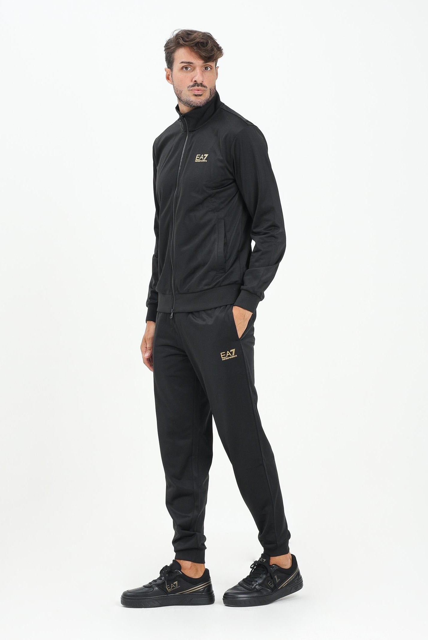 EA7 Tuta Core Identity nera da uomo 8NPV65PJHCZ 0208 EA7