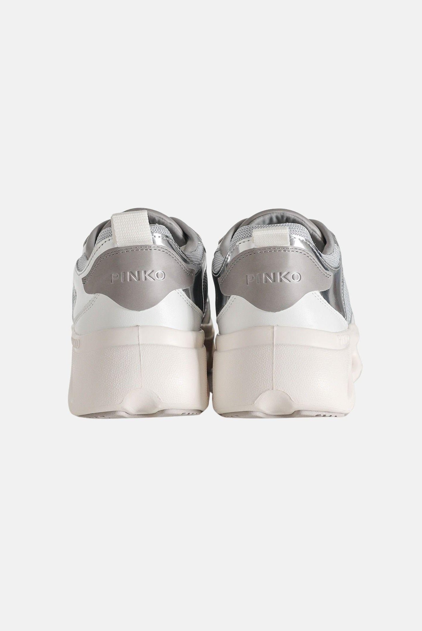 PINKO Sneakers argento da donna con logo SS0167P144ZZF ZZF PINKO