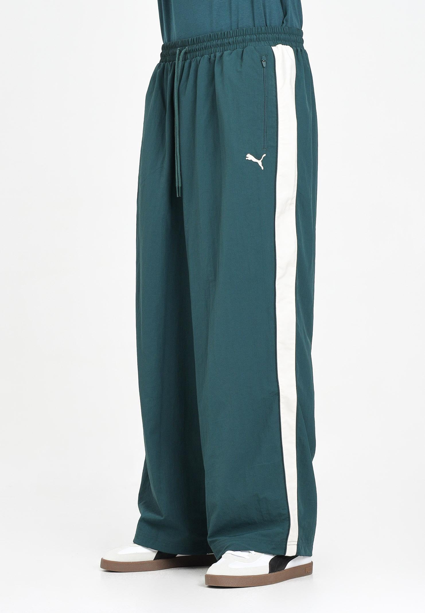 PUMA Pantalone sportivo oversize T7 verde da uomo 629594 75 PUMA
