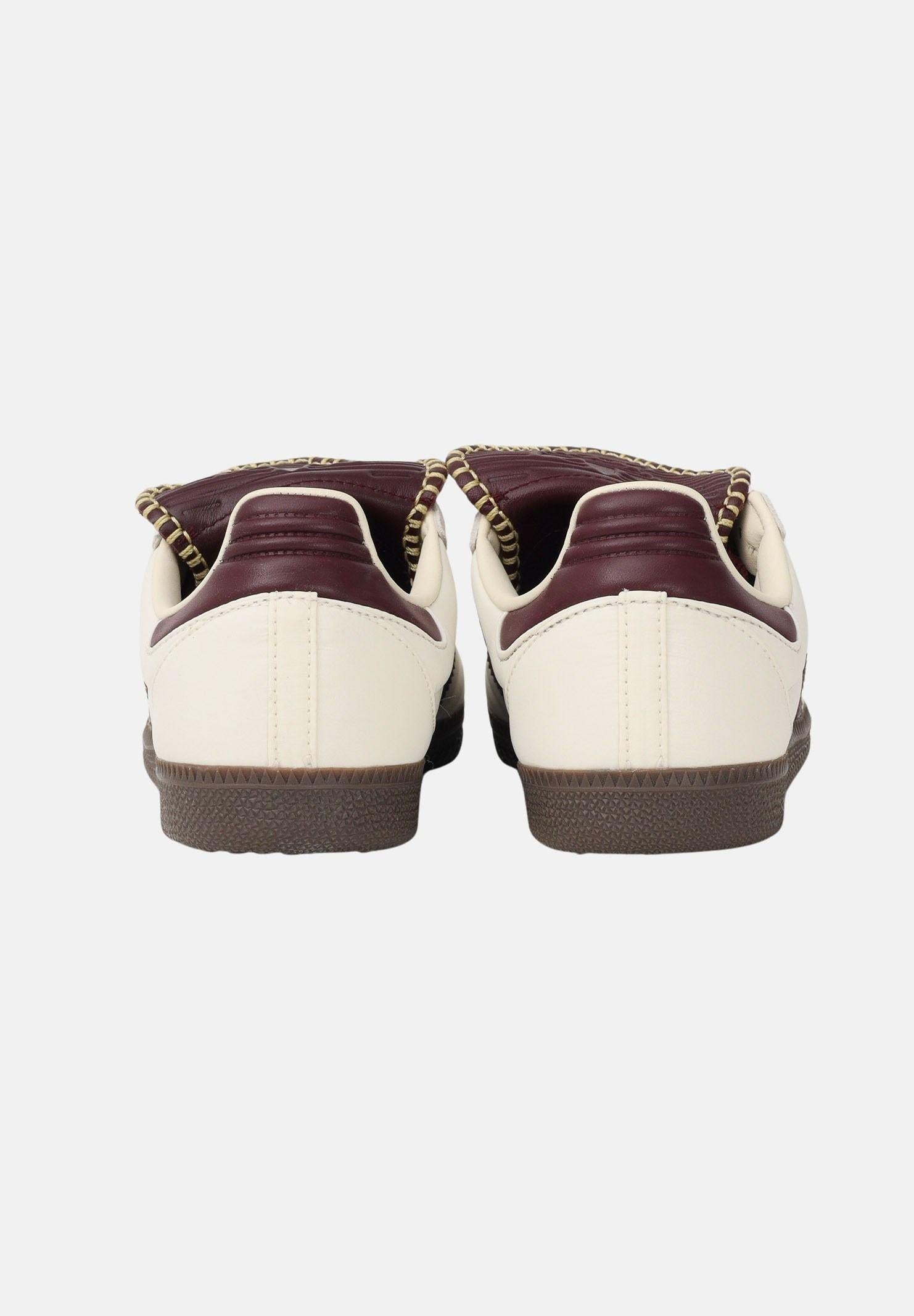ADIDAS ORIGINALS Sneakers SAMBA LT panna e bordeaux per uomo e donna IH9045 . ADIDAS ORIGINALS