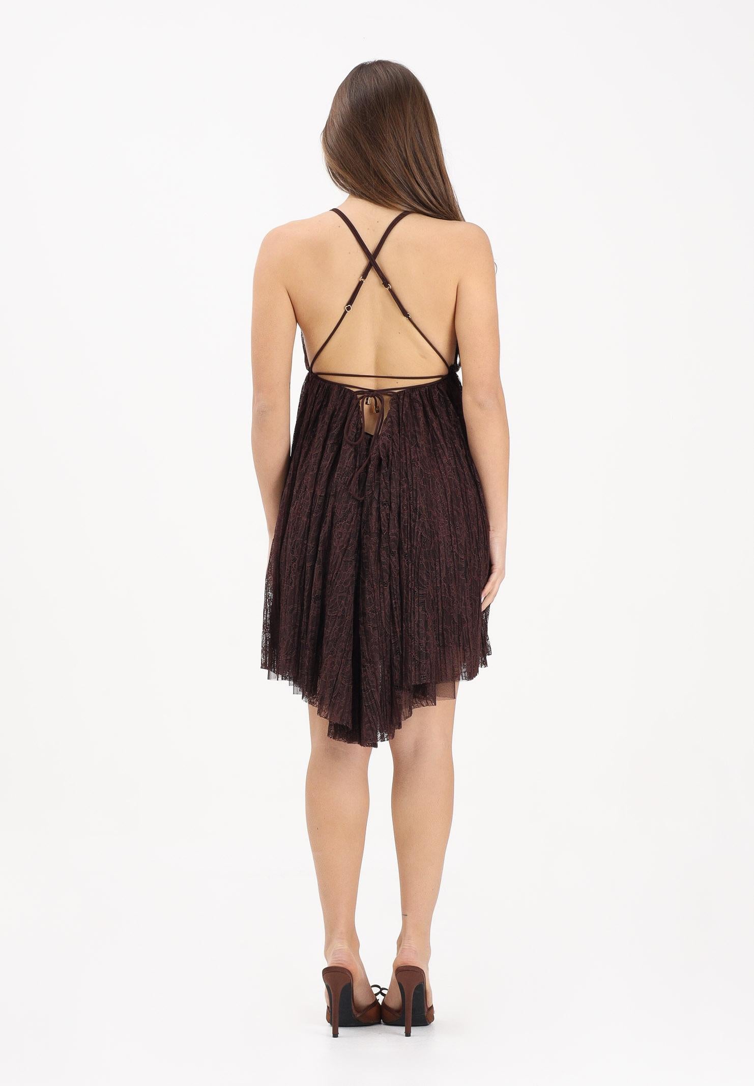 ELISABETTA FRANCHI Abito corto cacao da donna AB97062E2 644 ELISABETTA FRANCHI