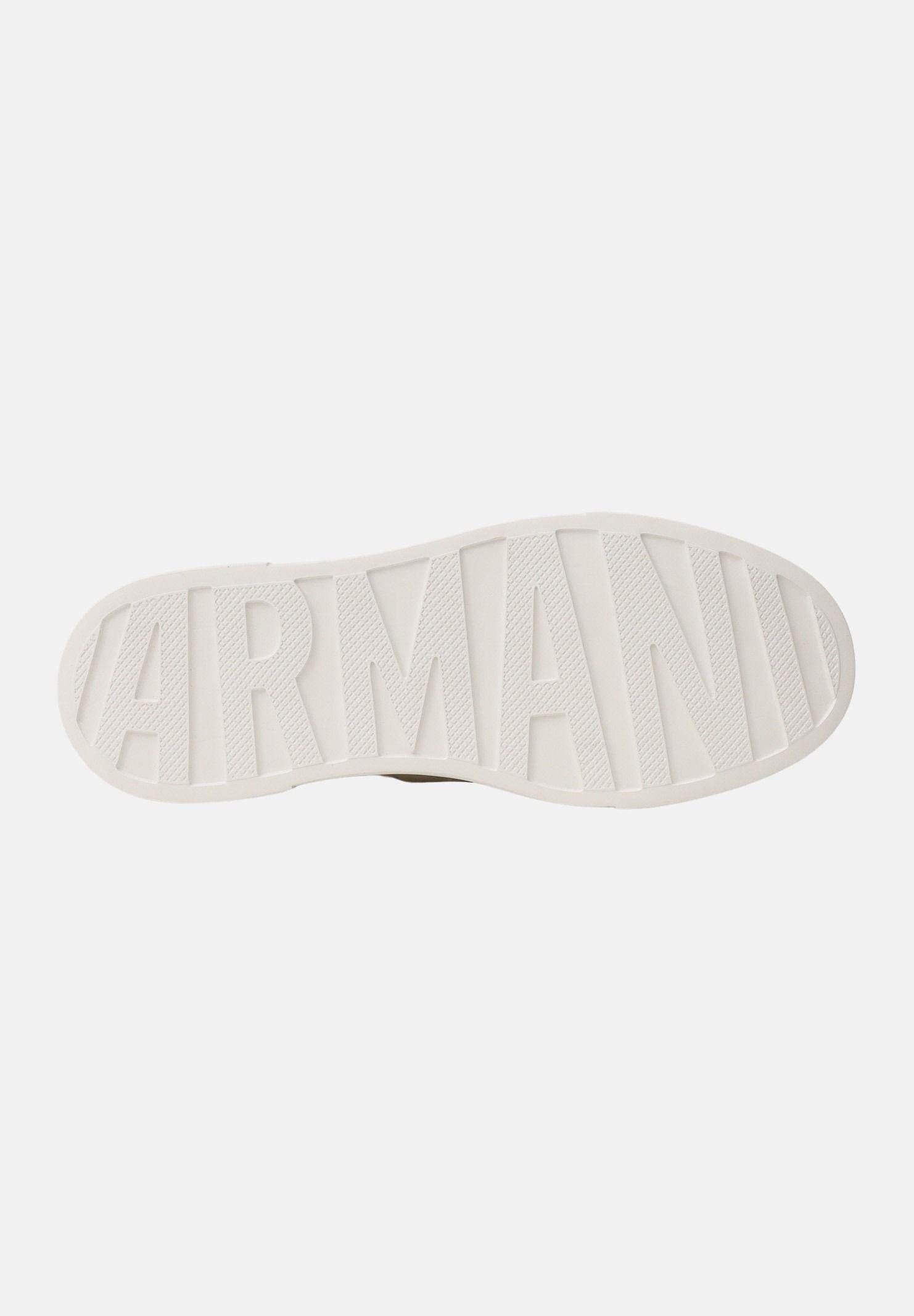 ARMANI EXCHANGE Sneakers panna e oro da donna con logo XW002224AF21429 MZ128 ARMANI EXCHANGE