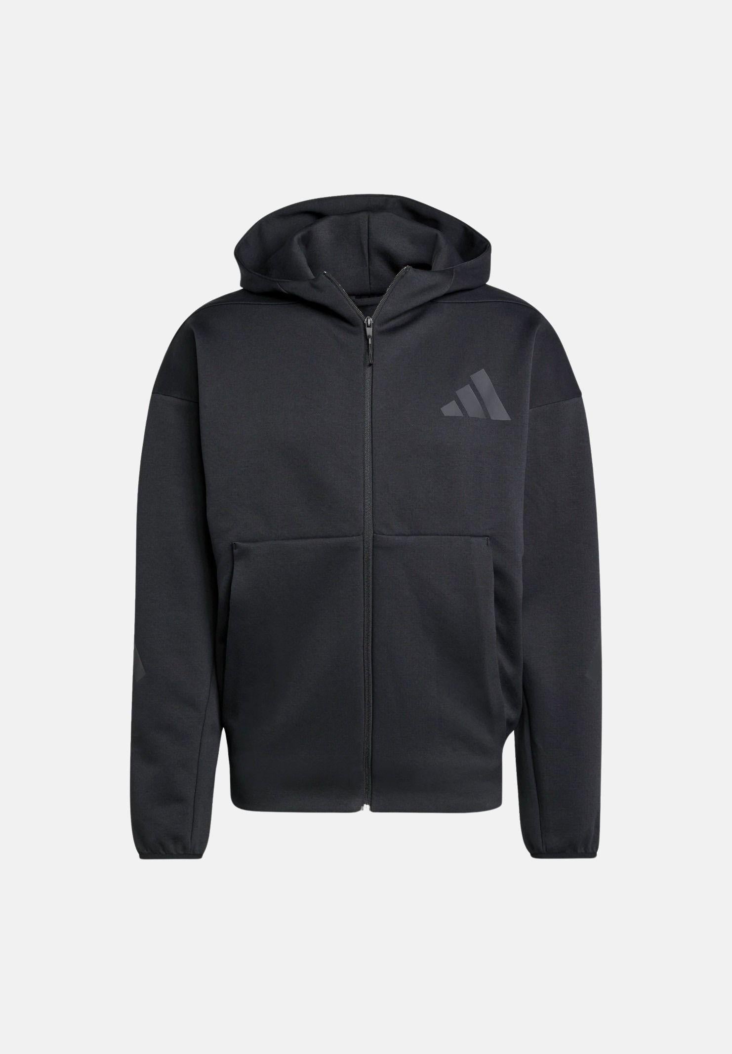 ADIDAS PERFORMANCE Felpa con zip Z.N.E. nera da uomo JE7538 . ADIDAS PERFORMANCE