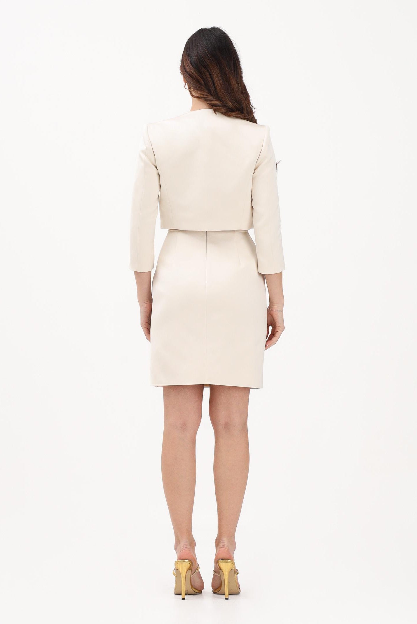 ELISABETTA FRANCHI Abito corto burro da donna con giacca TB00161E2 193 ELISABETTA FRANCHI