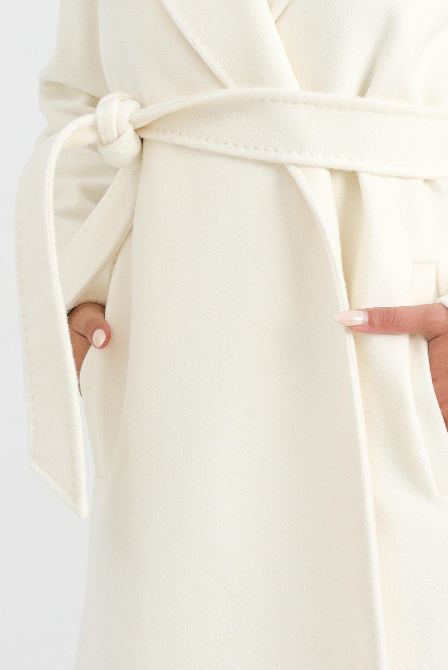 MAX MARA Cappotto Dravenna panna da donna 2526016091600 001 MAX MARA