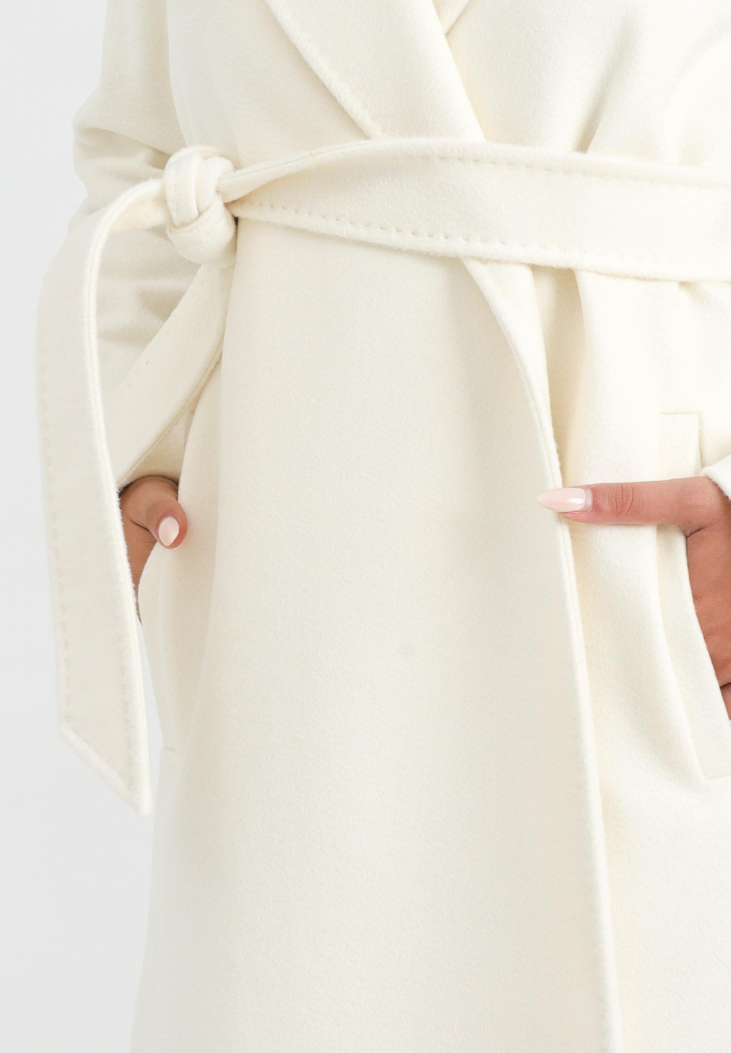 MAX MARA Cappotto Dravenna panna da donna 2526016091600 001 MAX MARA