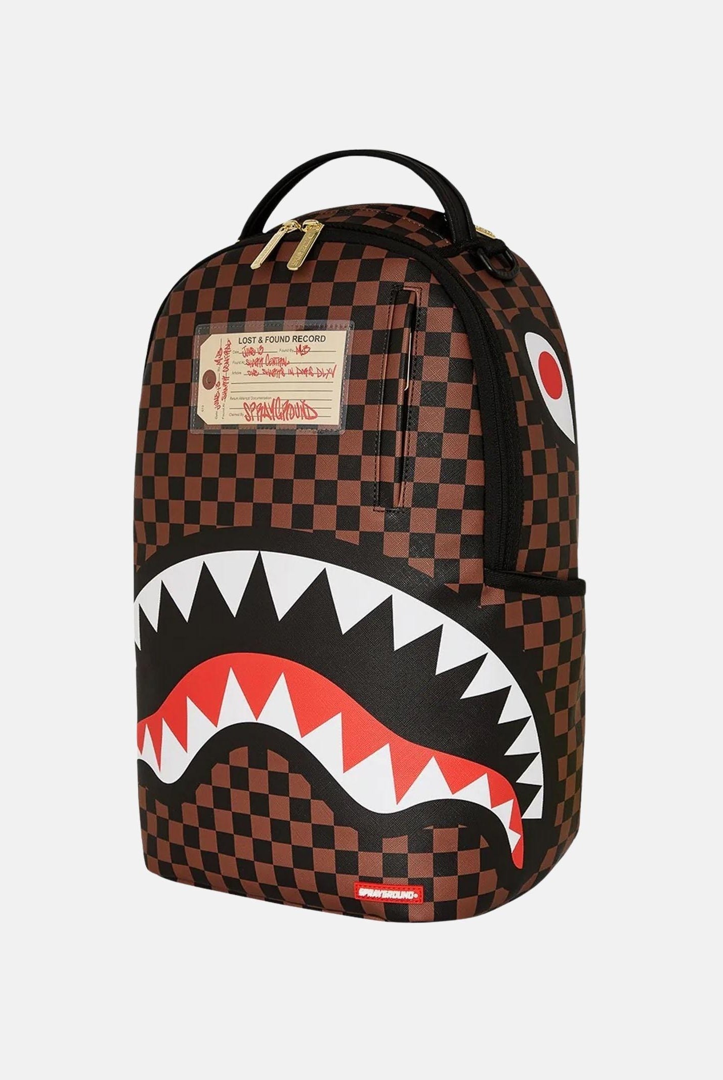 SPRAYGROUND Zaino Sharks In Paris Lost & Found marrone per uomo e donna 910B7687NSZ SPRAYGROUND