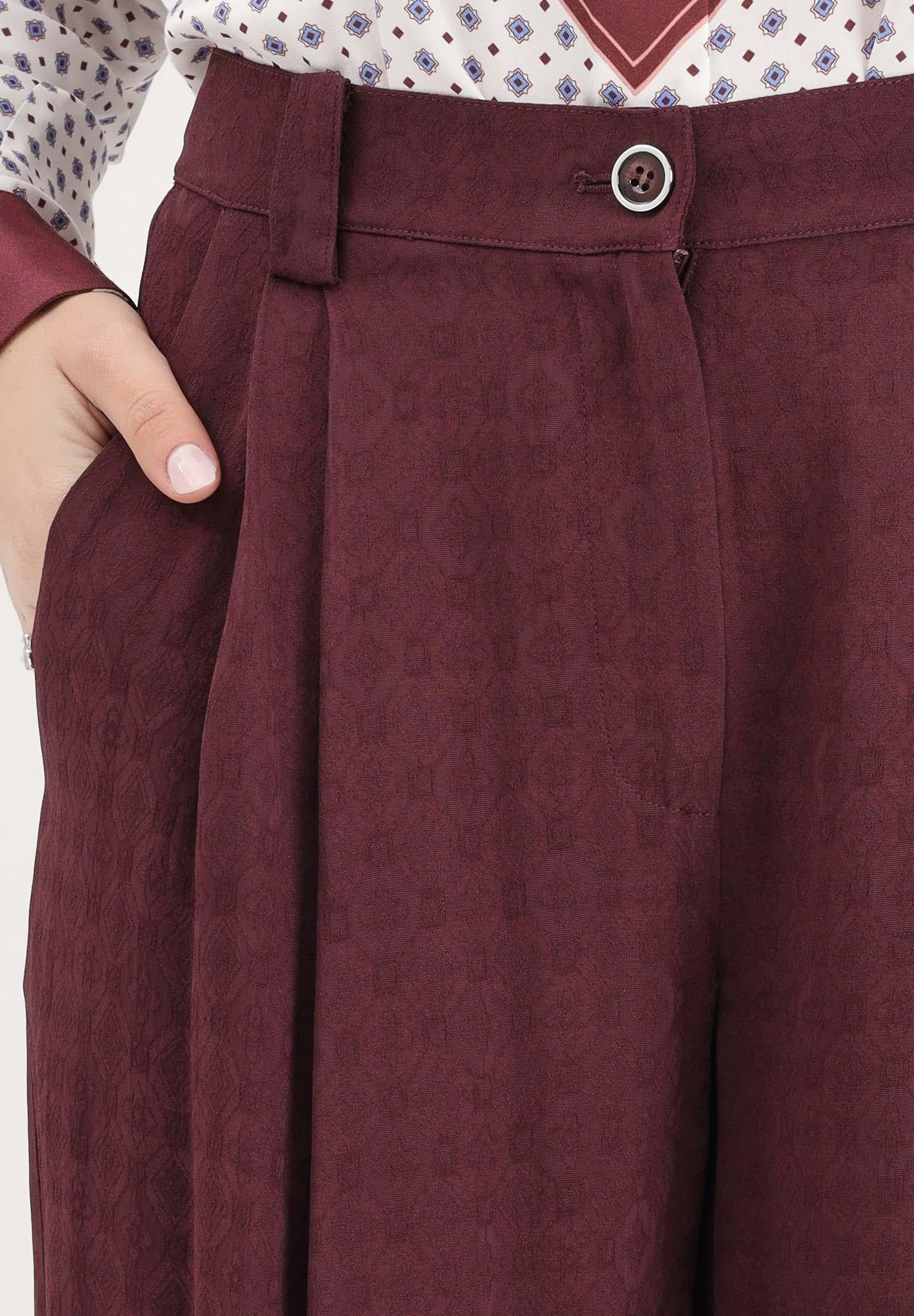 PINKO Pantalone elegante RUTH bordeaux da donna 106203A33H RR7 PINKO