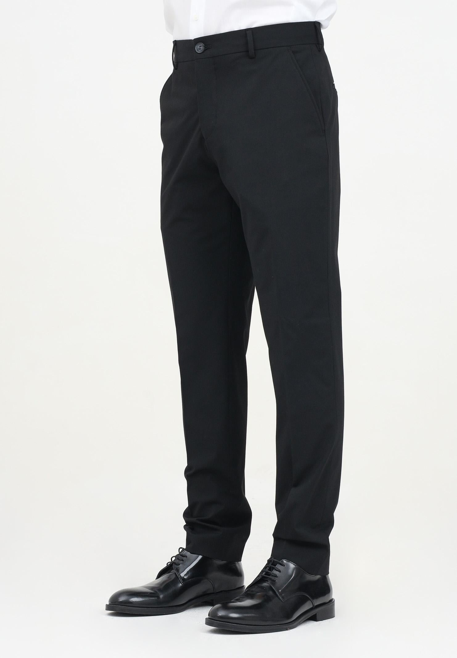 SELECTED HOMME Pantaloni eleganti neri da uomo 16087825 Black SELECTED HOMME