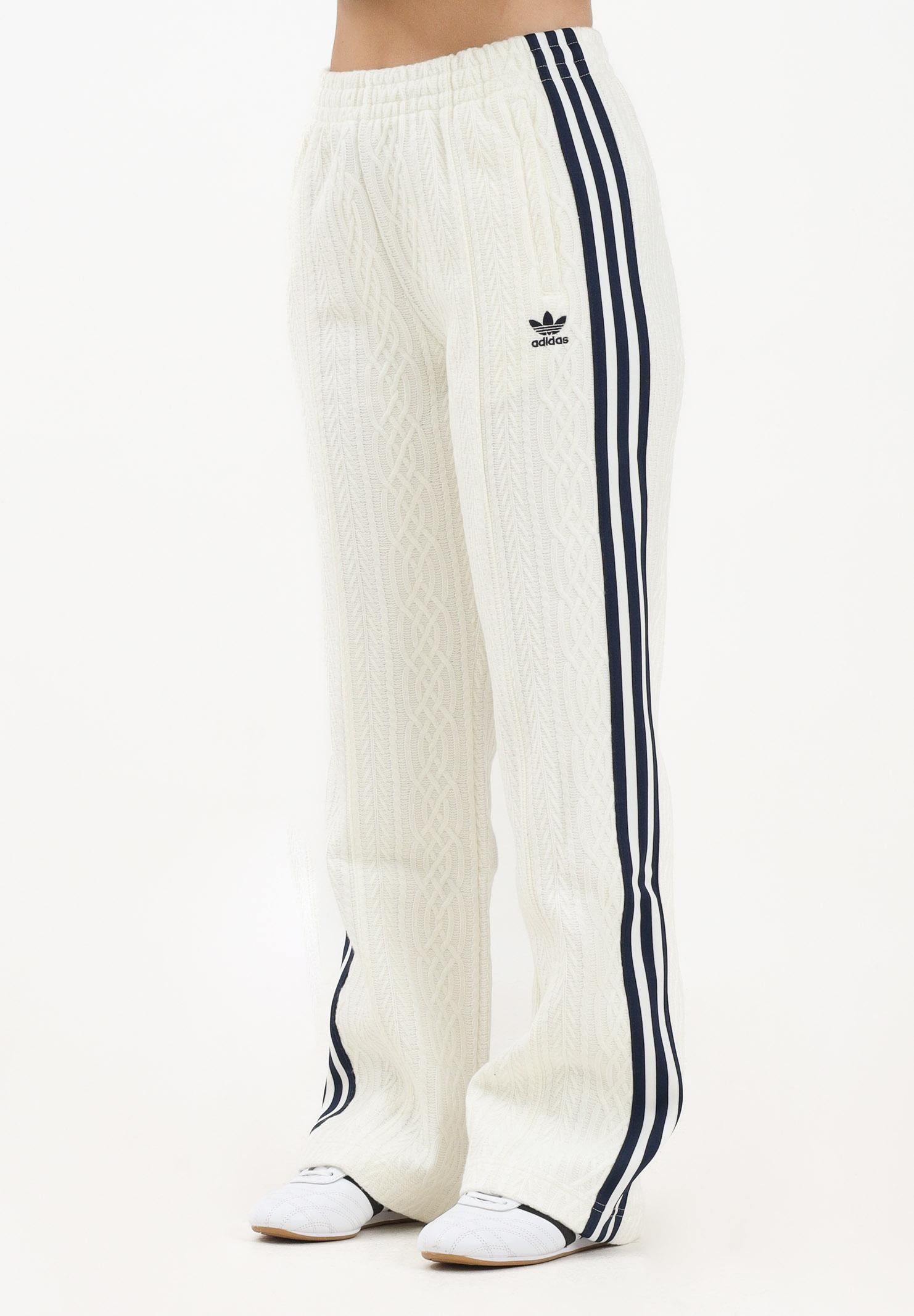 ADIDAS ORIGINALS Pantalone sportivo KNIT CLASSIC panna da donna KS7801 . ADIDAS ORIGINALS