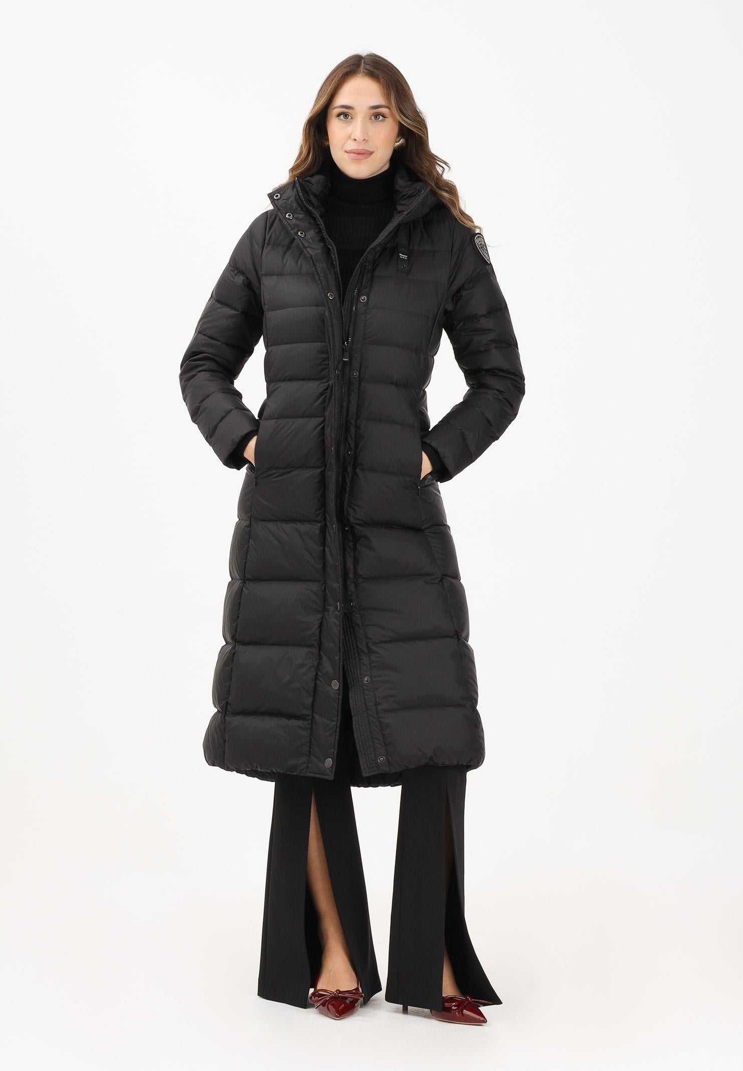 BLAUER Piumino lungo ANITA nero da donna 25WBLDK03101-006047 999 BLAUER