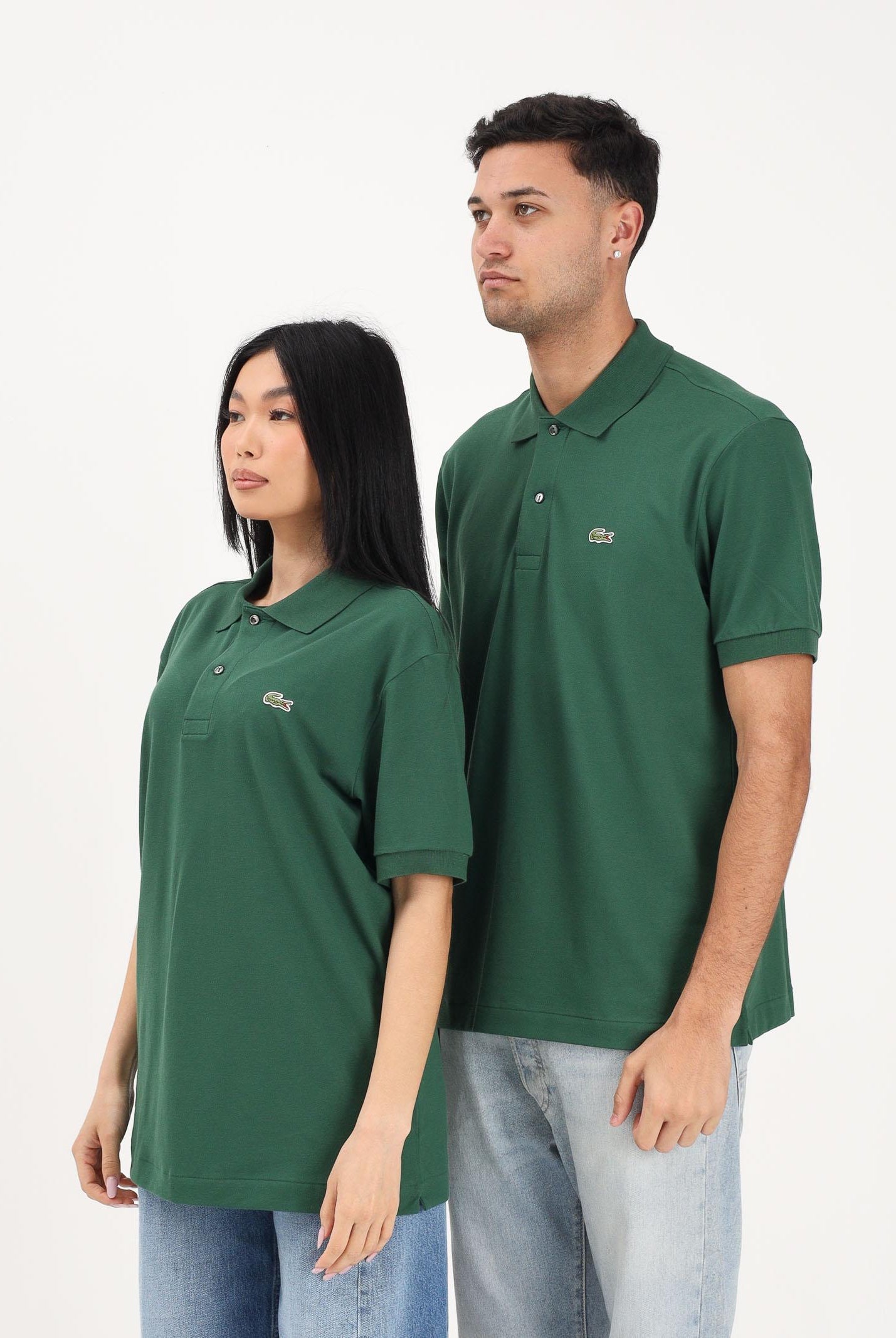 LACOSTE Polo a manica corta Classic Fit L.12.12 LIGHT verde per uomo e donna PH9851 132 LACOSTE