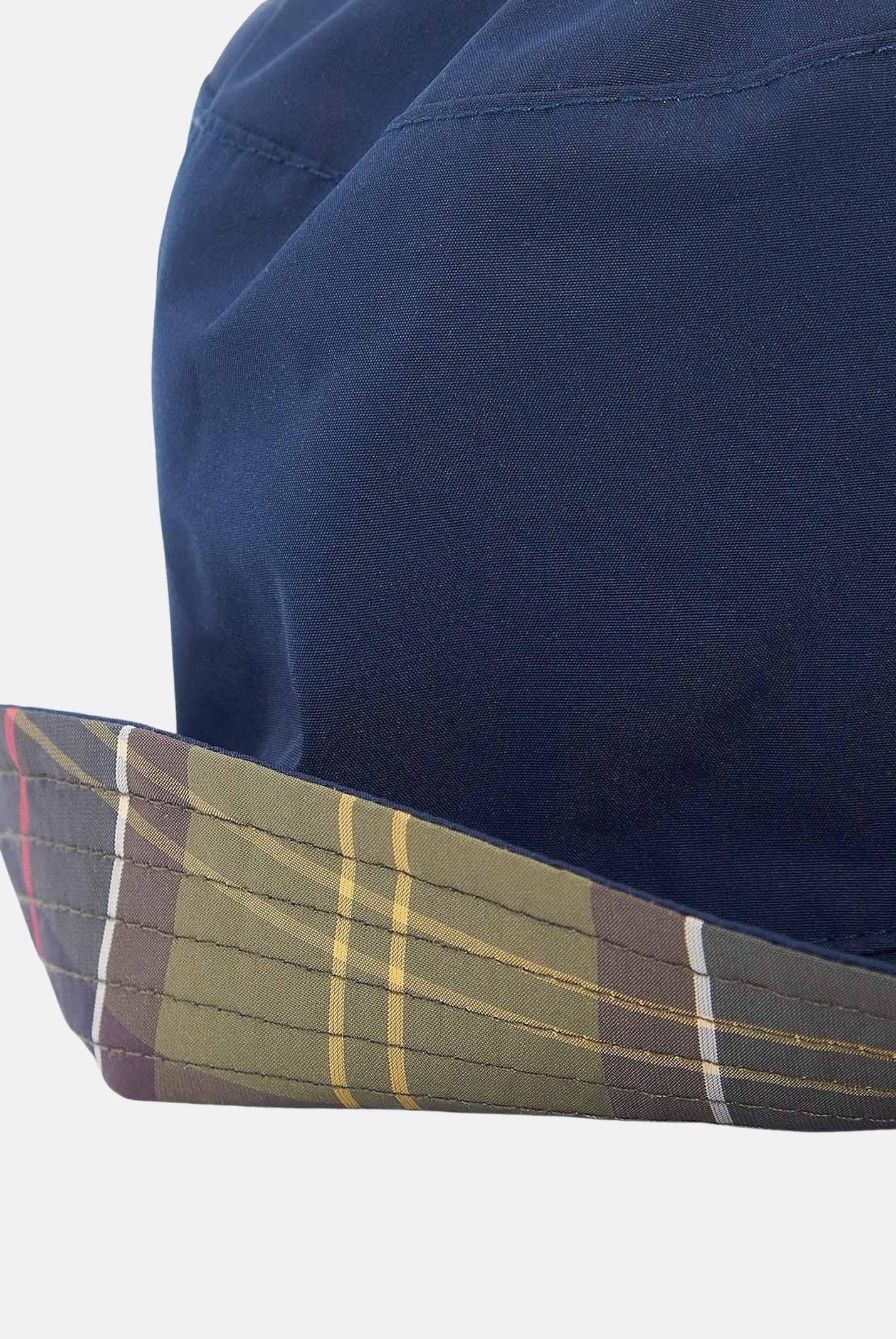 BARBOUR Bucket reversibile blu e tartan per uomo e donna 241-MHA0839 NY52 BARBOUR