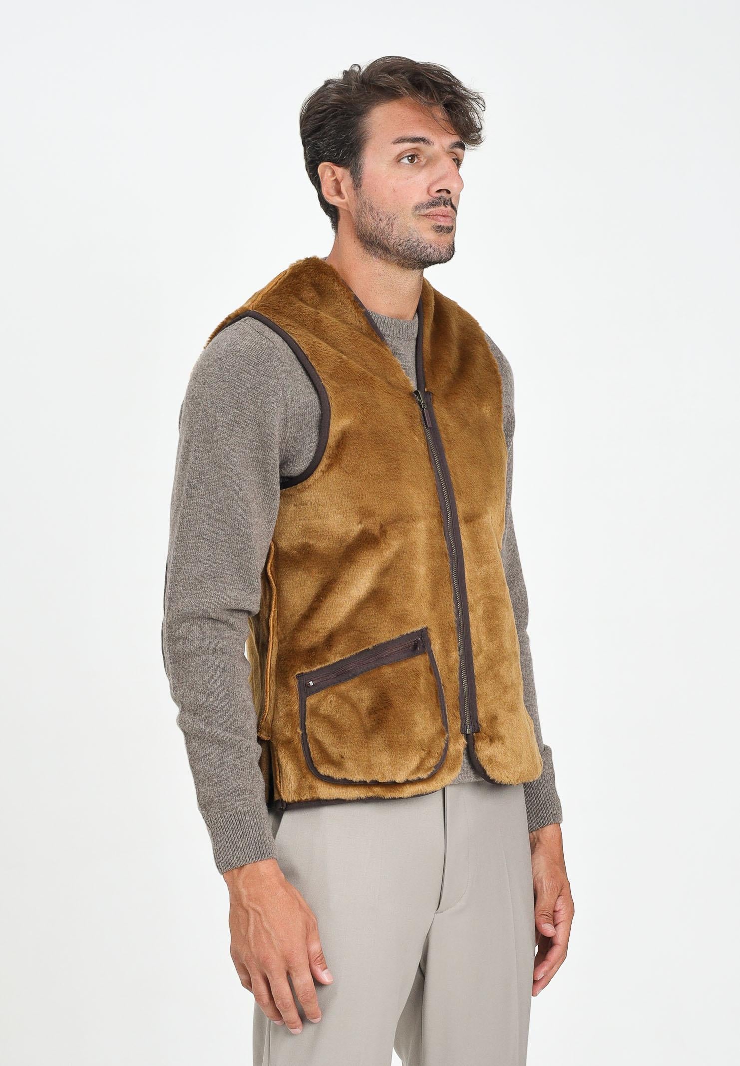 BARBOUR Smanicato marrone da uomo progettato per essere inserito all'interno delle giacche Bedale 252MMLI0004 BR31 BARBOUR