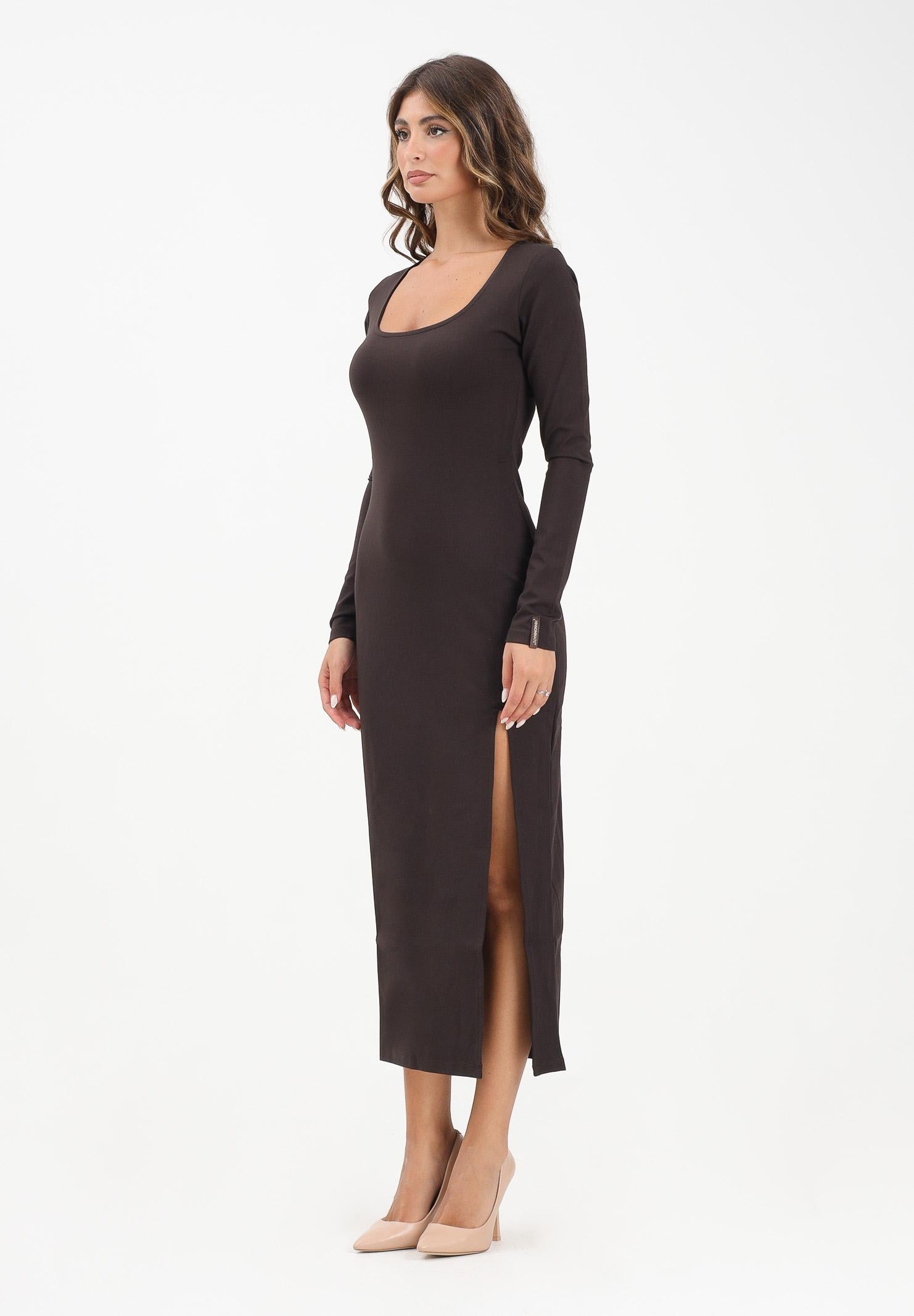 HINNOMINATE Abito midi moro da donna HMABW02063 MA03 HINNOMINATE