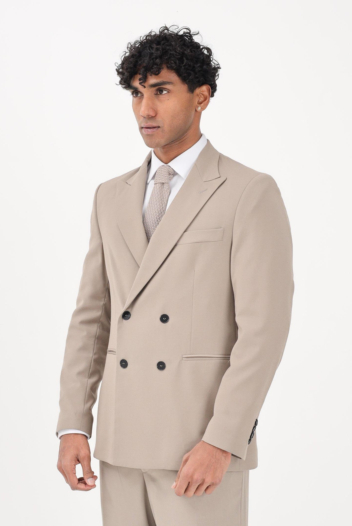 I'M BRIAN Giacca doppiopetto beige da uomo GIA3657 TA I'M BRIAN