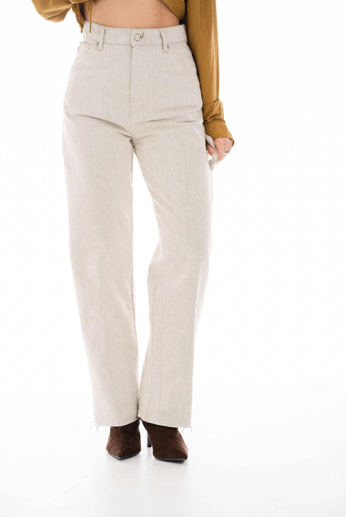 VICOLO Jeans Lena in denim grigio sabbiato da donna DAB5073 ABU06 VICOLO