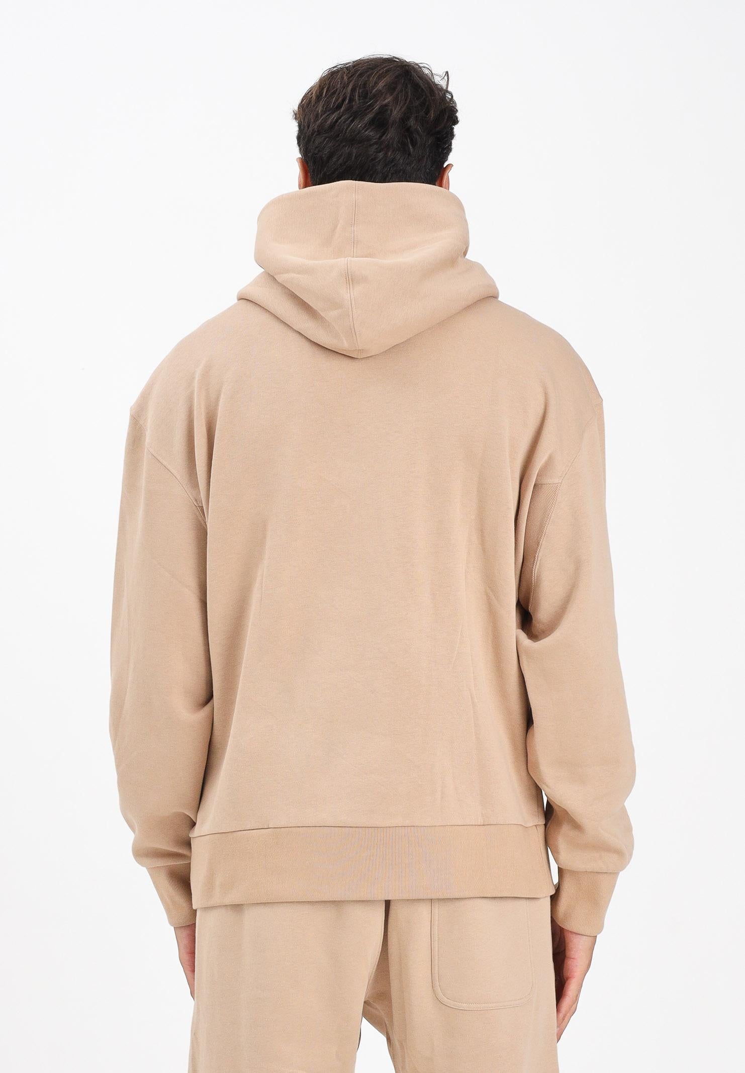 ADIDAS PERFORMANCE Felpa con cappuccio ALL SZN Fleece beige da uomo JX5091 . ADIDAS PERFORMANCE