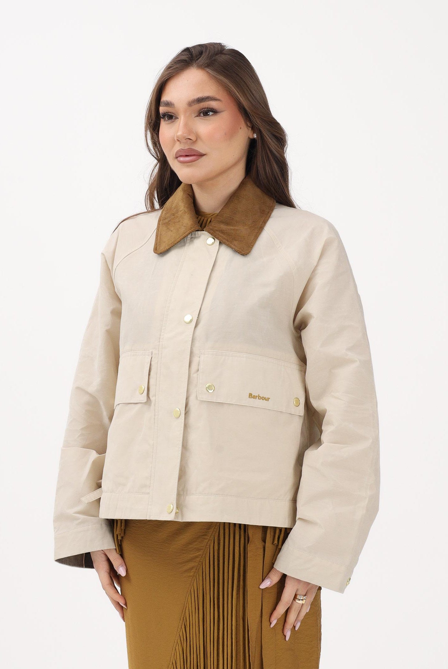 BARBOUR Giacca a vento Medland beige da donna 261-LSP0304 CR31 BARBOUR