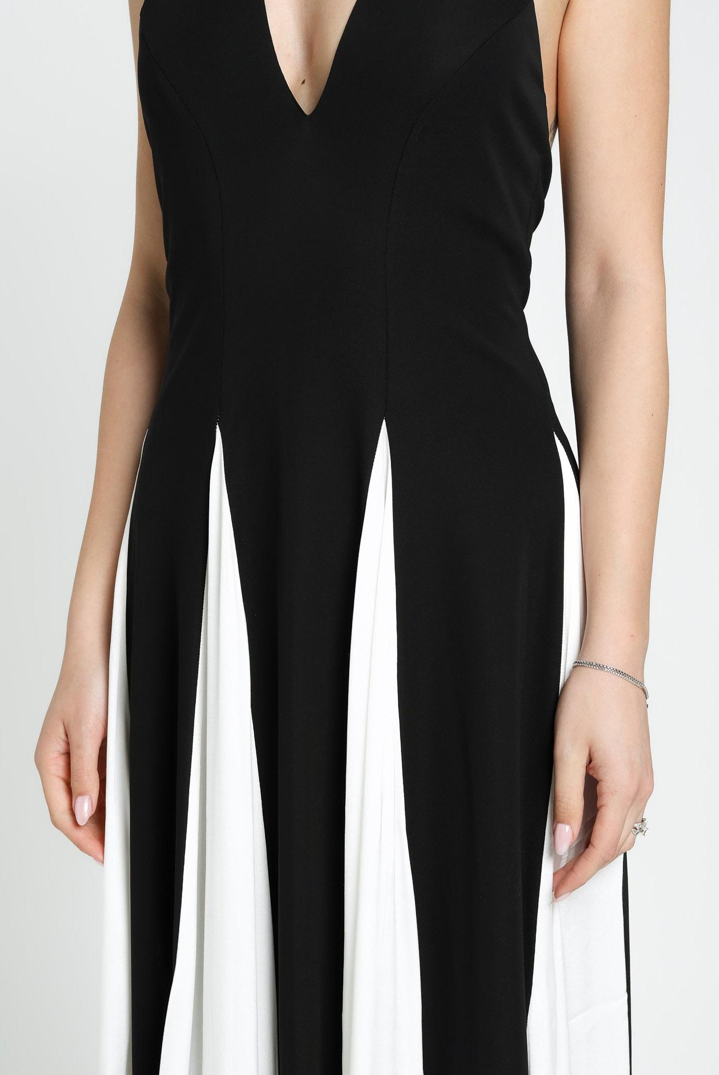 SANTAS Abito lungo MOUSSE nero da donna PV25022 NERO SANTAS