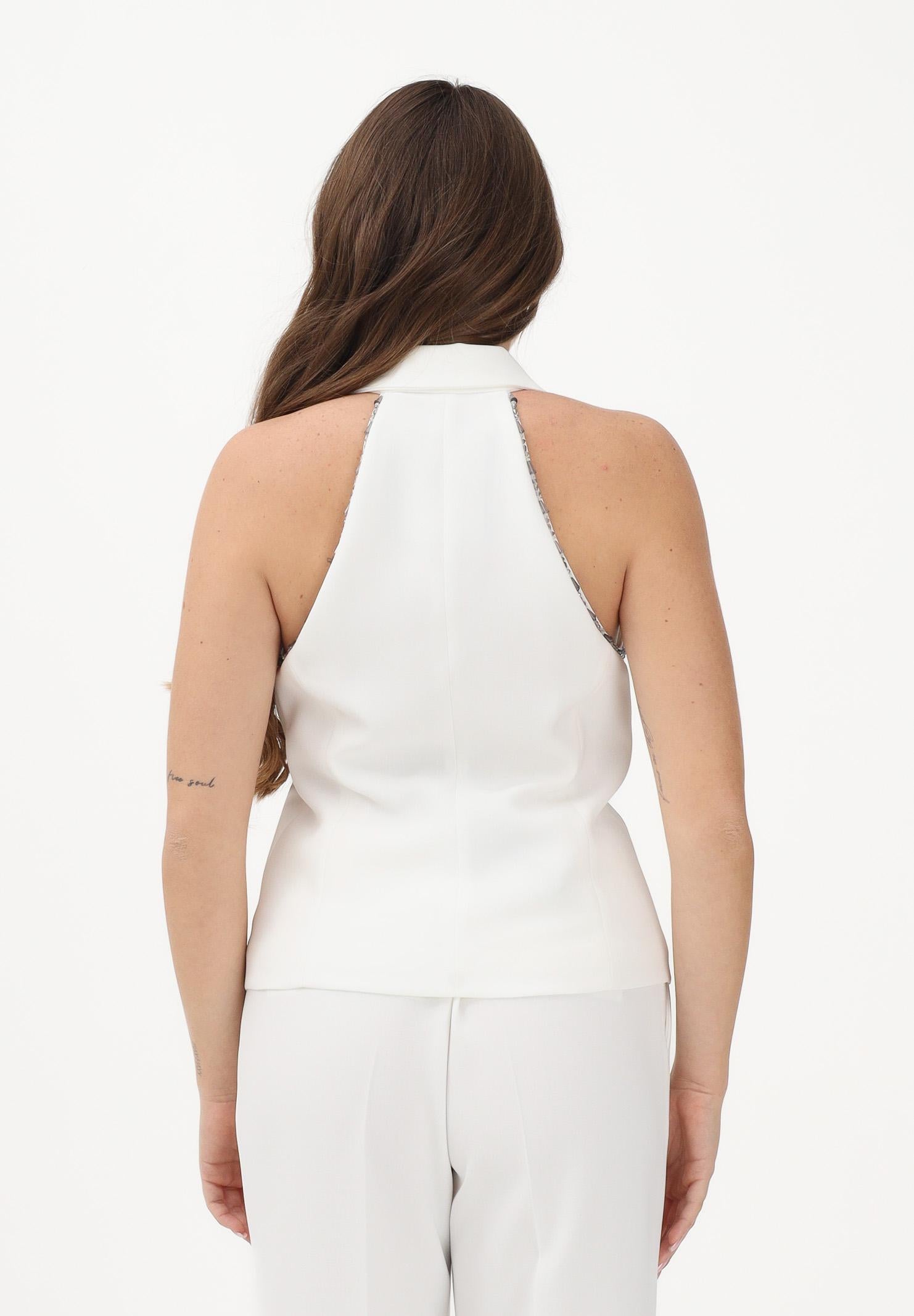PINKO Gilet bianco da donna 106616A34P Z07 PINKO