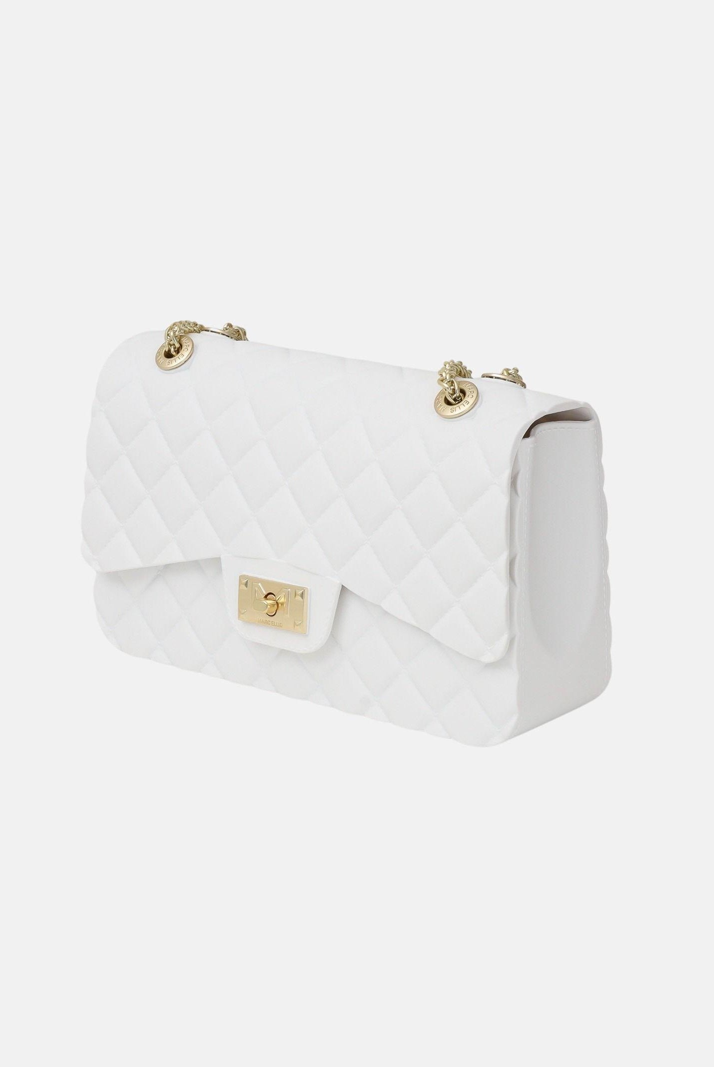 MARC ELLIS Borsa a tracolla Flat Falcon M bianca da donna FLAT-FALCON-M26 MIMAGO MARC ELLIS