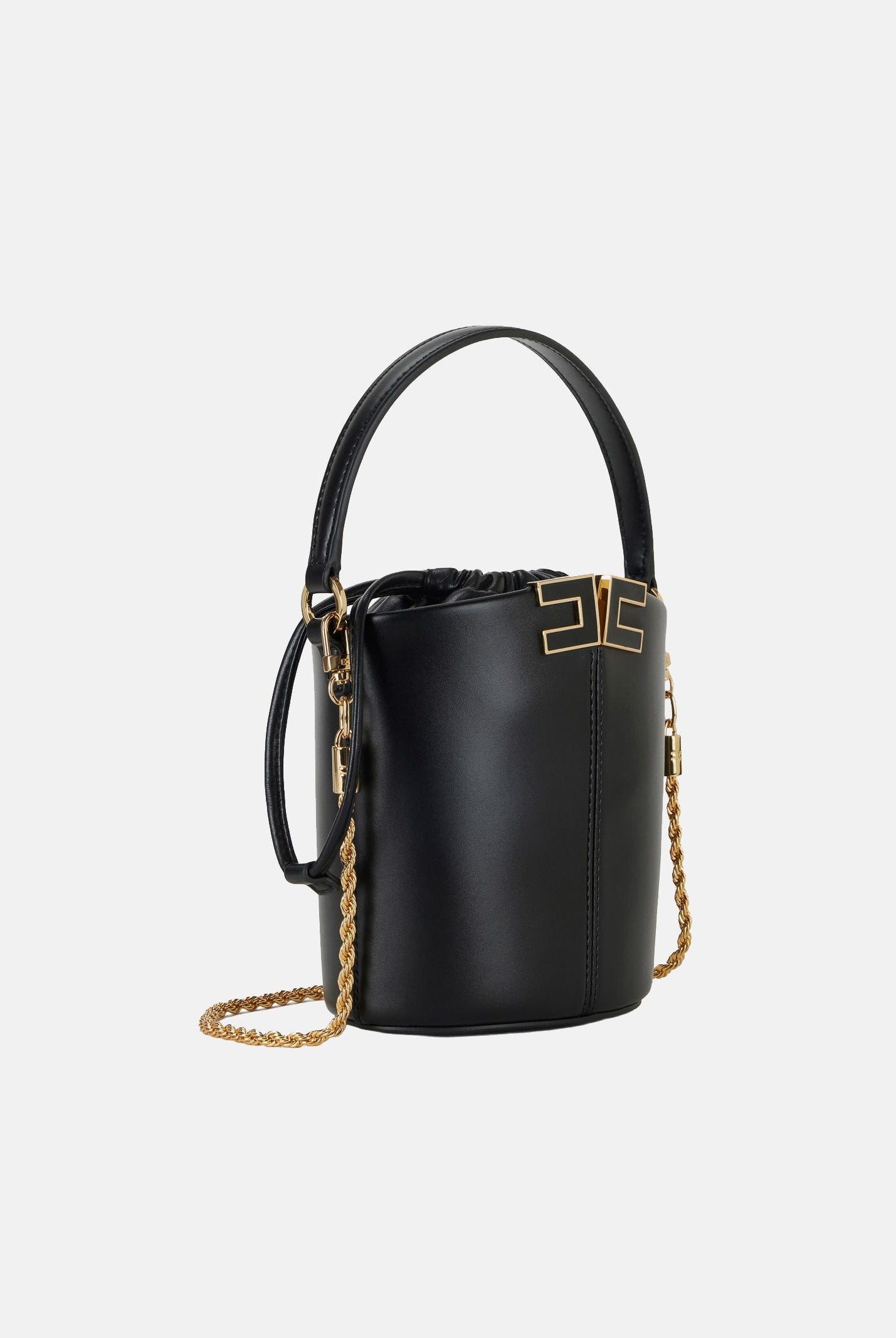 ELISABETTA FRANCHI Borsa a secchiello nera da donna BS92A61E2 110 ELISABETTA FRANCHI