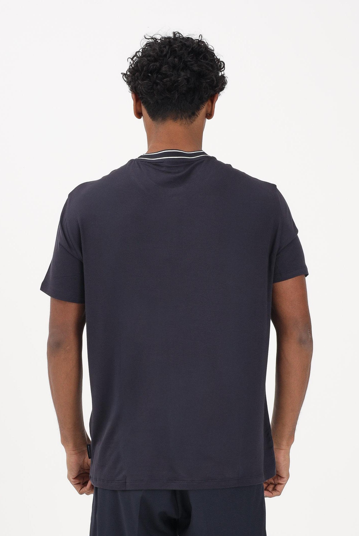 ARMANI EXCHANGE T-shirt a manica corta blu da uomo con logo AX XM002484AF21936 UB101 ARMANI EXCHANGE