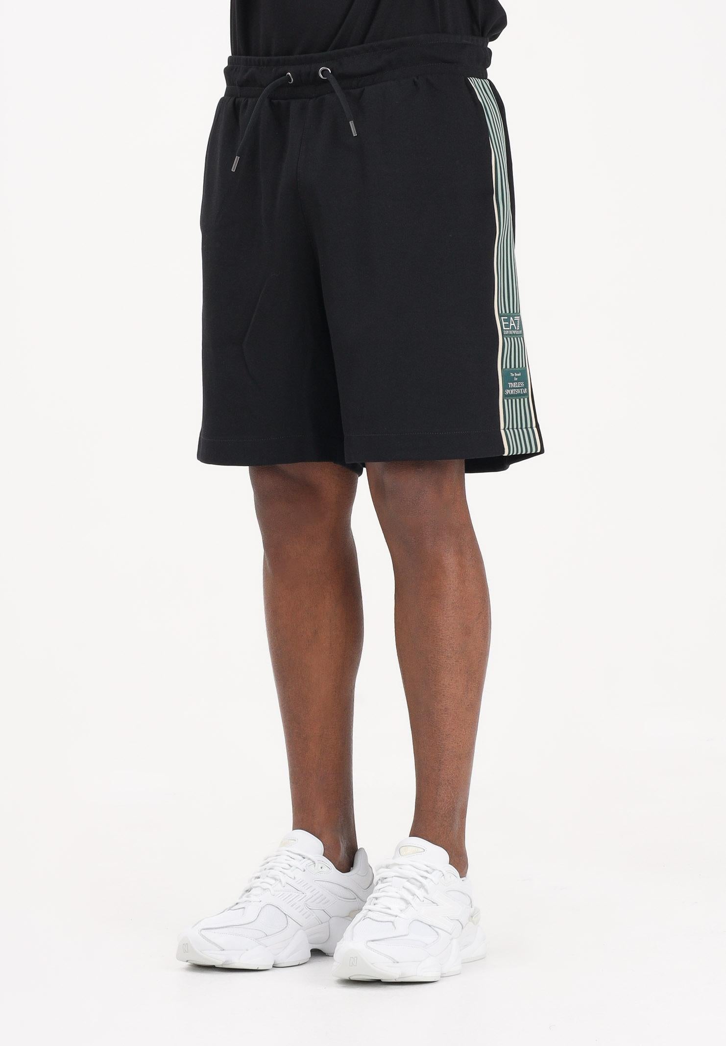 EA7 Shorts sportivo nero da uomo 7M001501AF12660 UC001 EA7