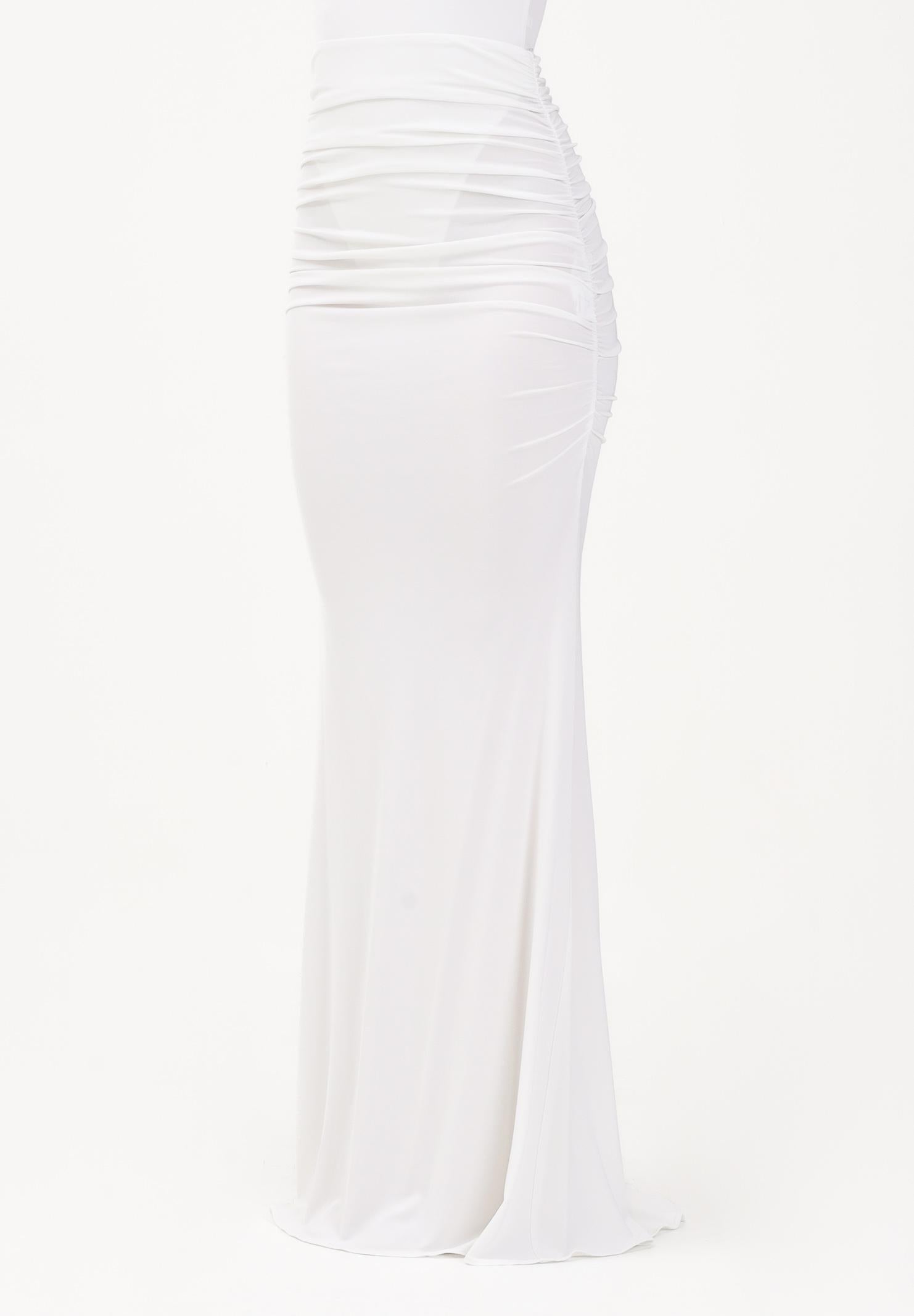 ELISABETTA FRANCHI Gonna lunga avorio da donna GO16263E2 360 ELISABETTA FRANCHI