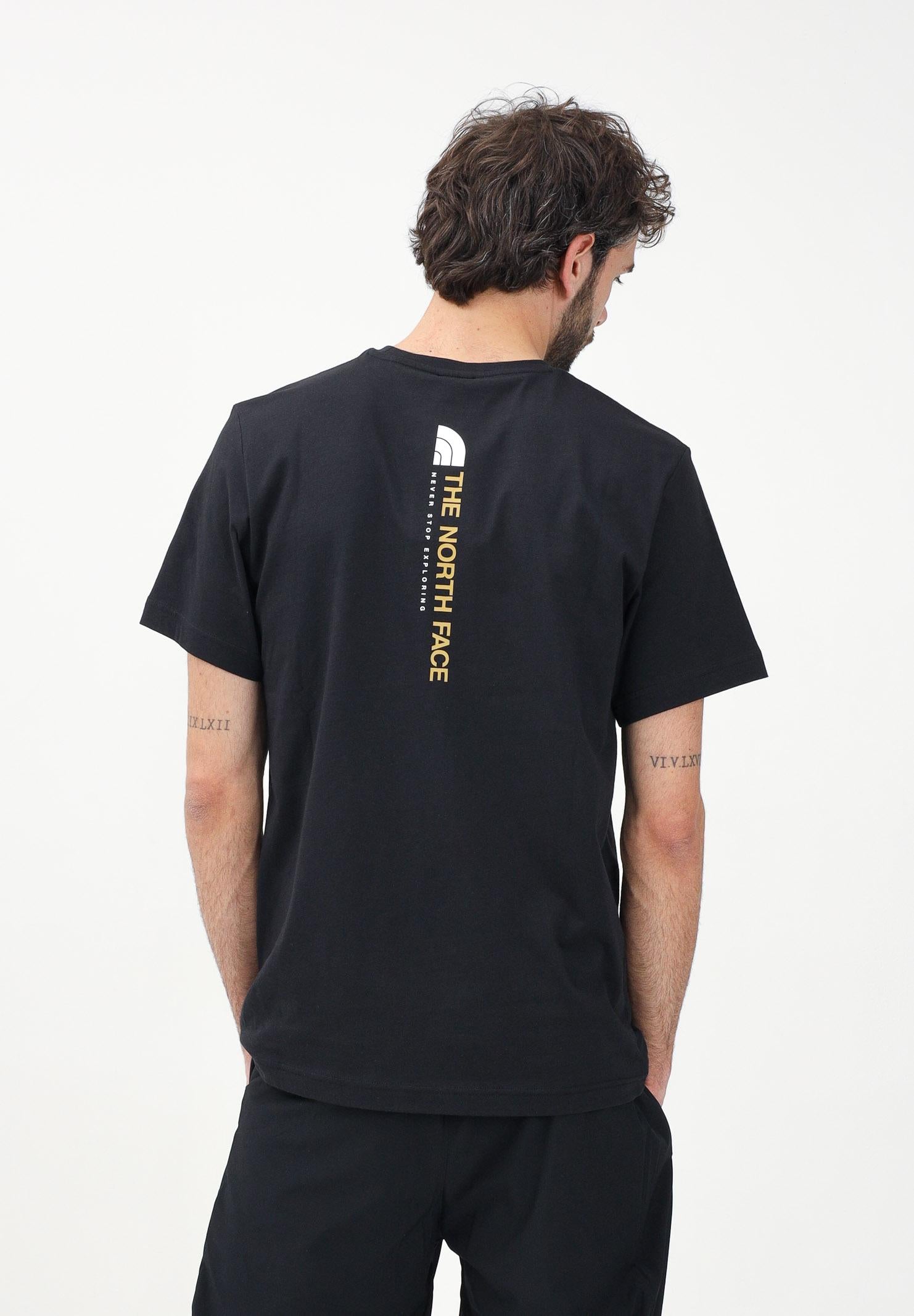 THE NORTH FACE T-shirt a manica corta Vertical nera da uomo NF0A89FPJK31 . THE NORTH FACE