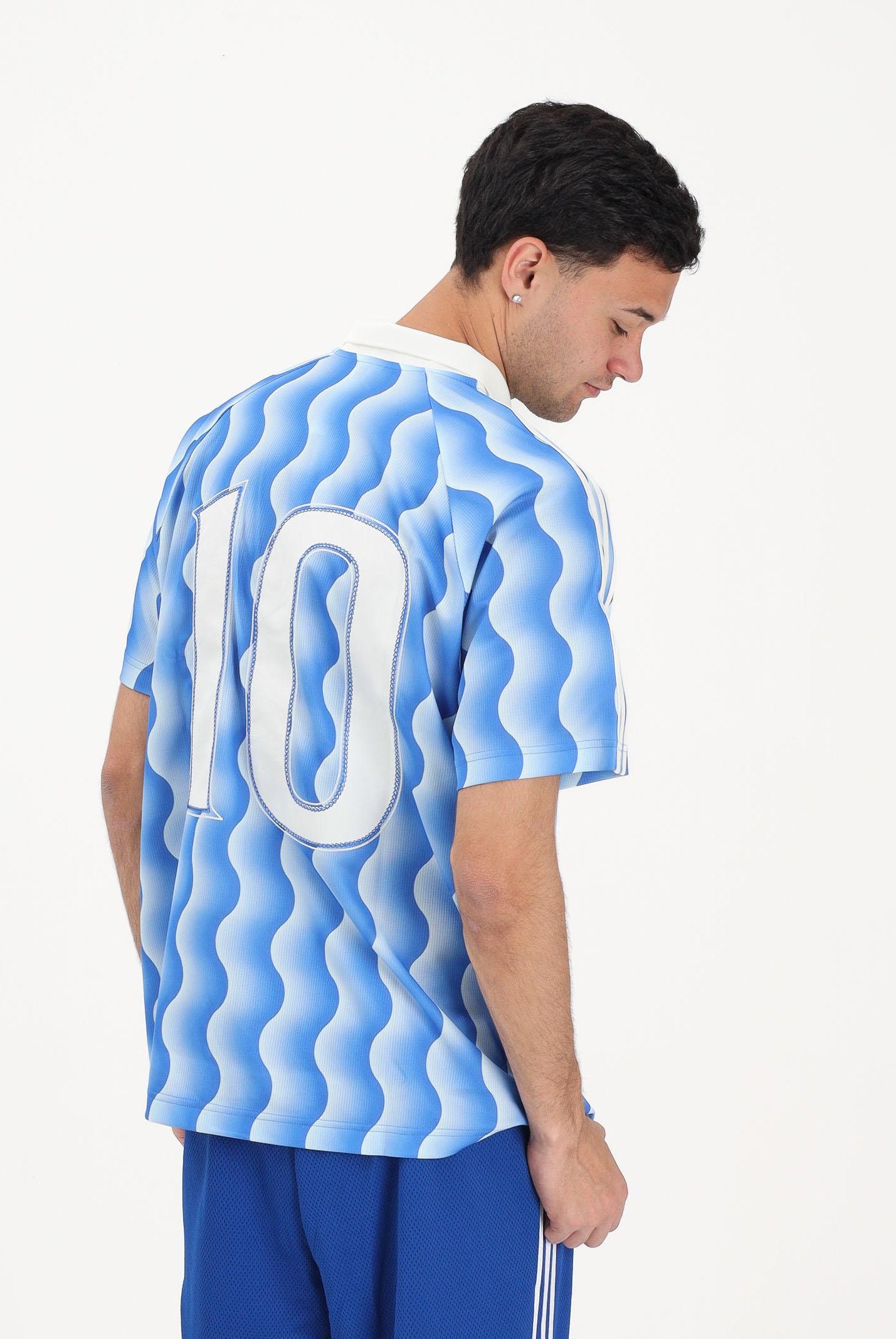 ADIDAS ORIGINALS Polo a manica corta SUMMER azzurra da uomo KX1258 . ADIDAS ORIGINALS