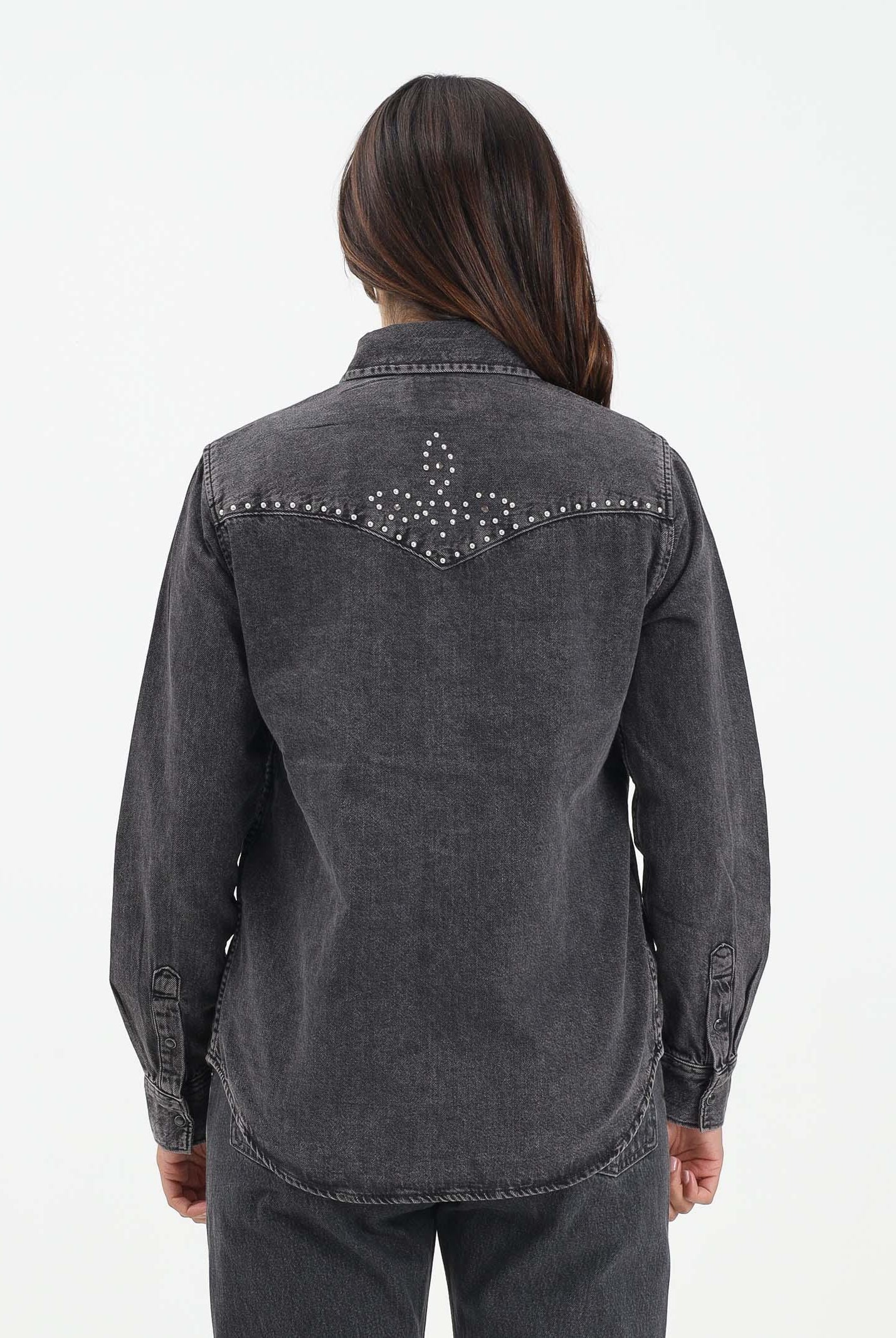 LEVI'S® Camicia Western Essential in denim nero da donna 16786-0108 . LEVI'S®