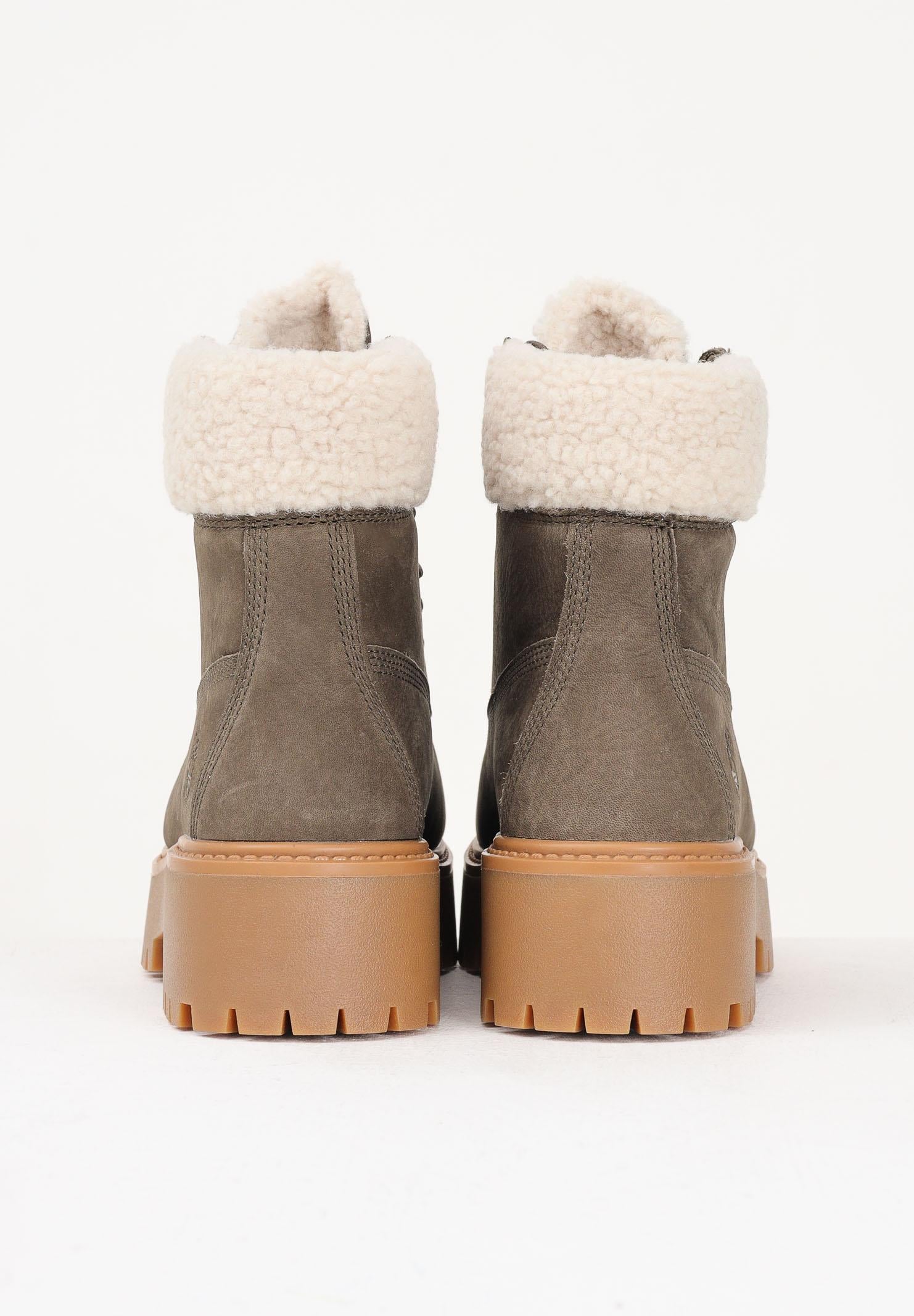 TIMBERLAND Anfibi con Plateau Stone Street taupe da donna TB0A2PU6W011 . TIMBERLAND