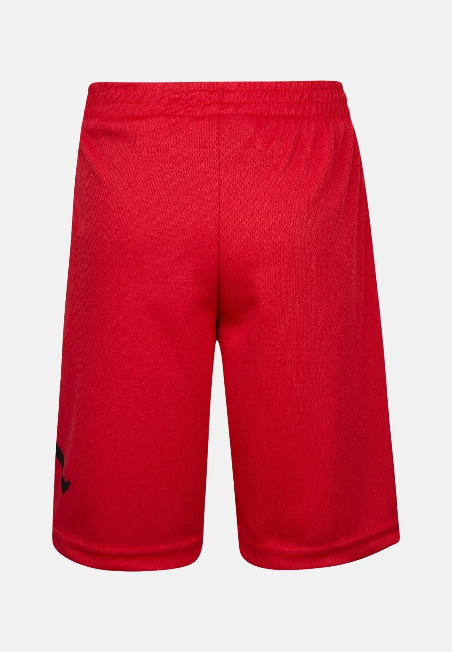 JORDAN Shorts sportivo rosso da bambino con maxi stampa Jumpman 957371 R78 JORDAN