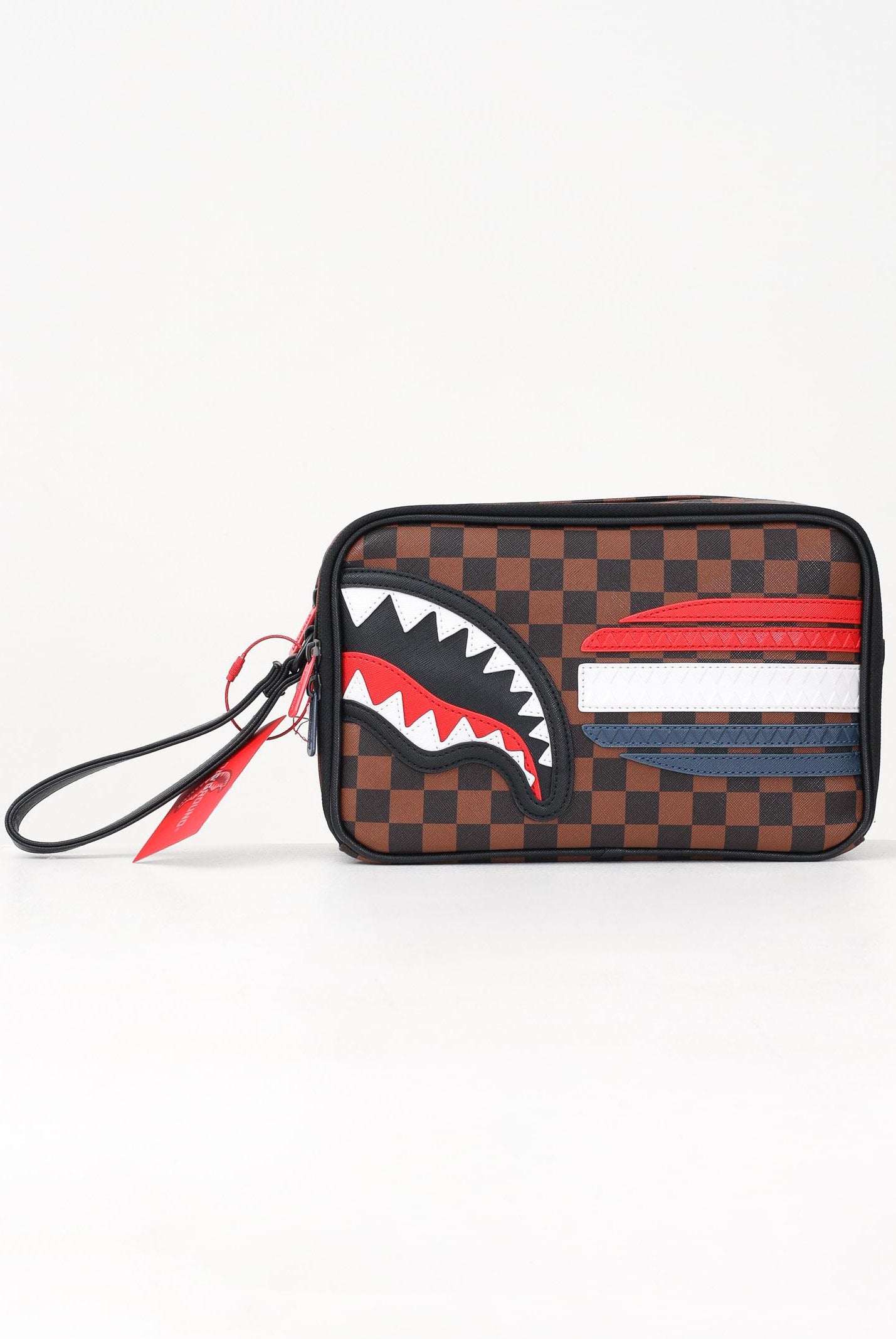 SPRAYGROUND Pochette MACHINE FRANCAISE marrone per uomo e donna 910B7492NSZ  SPRAYGROUND