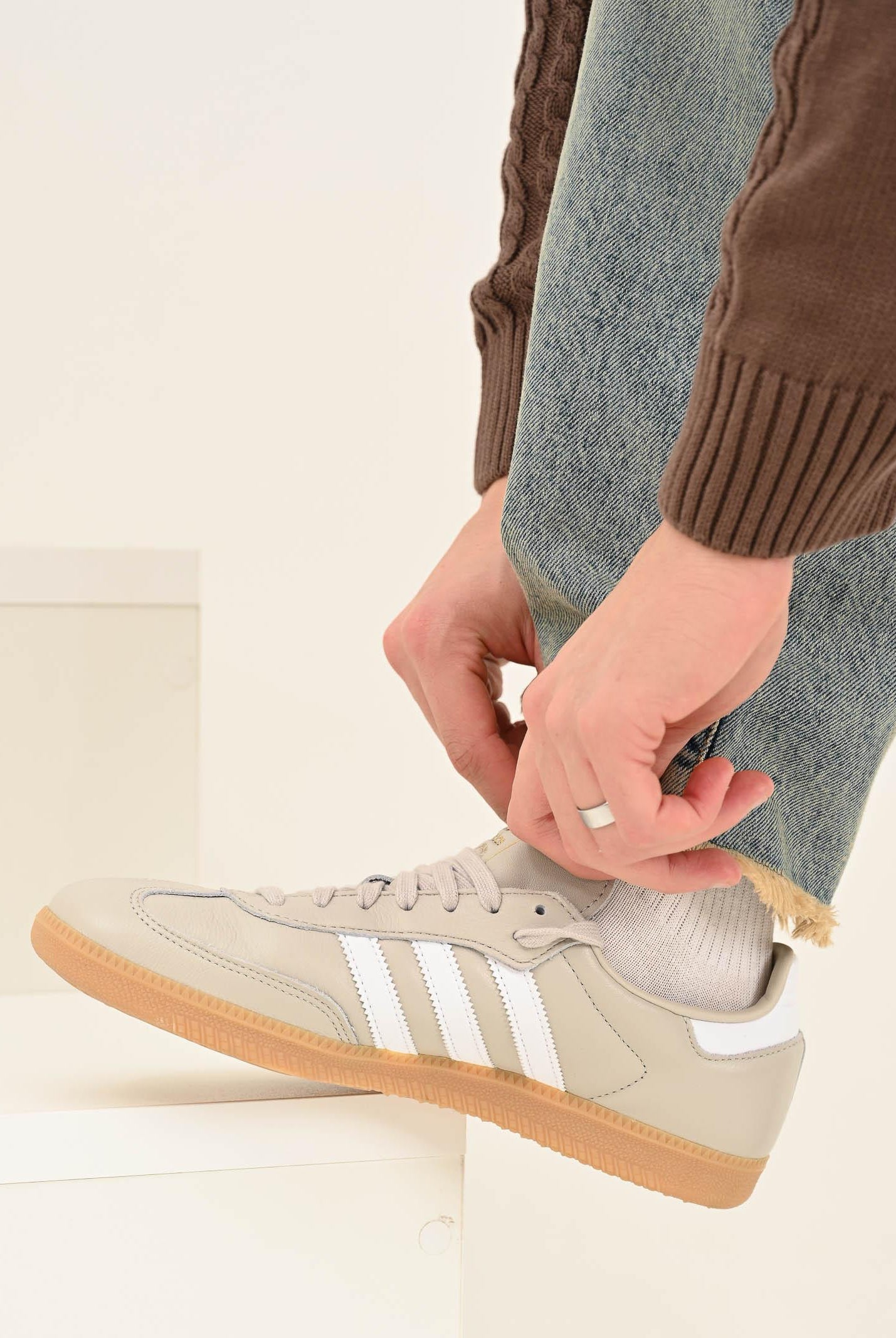 ADIDAS ORIGINALS Sneakers Samba OG beige da uomo JR0883 . ADIDAS ORIGINALS