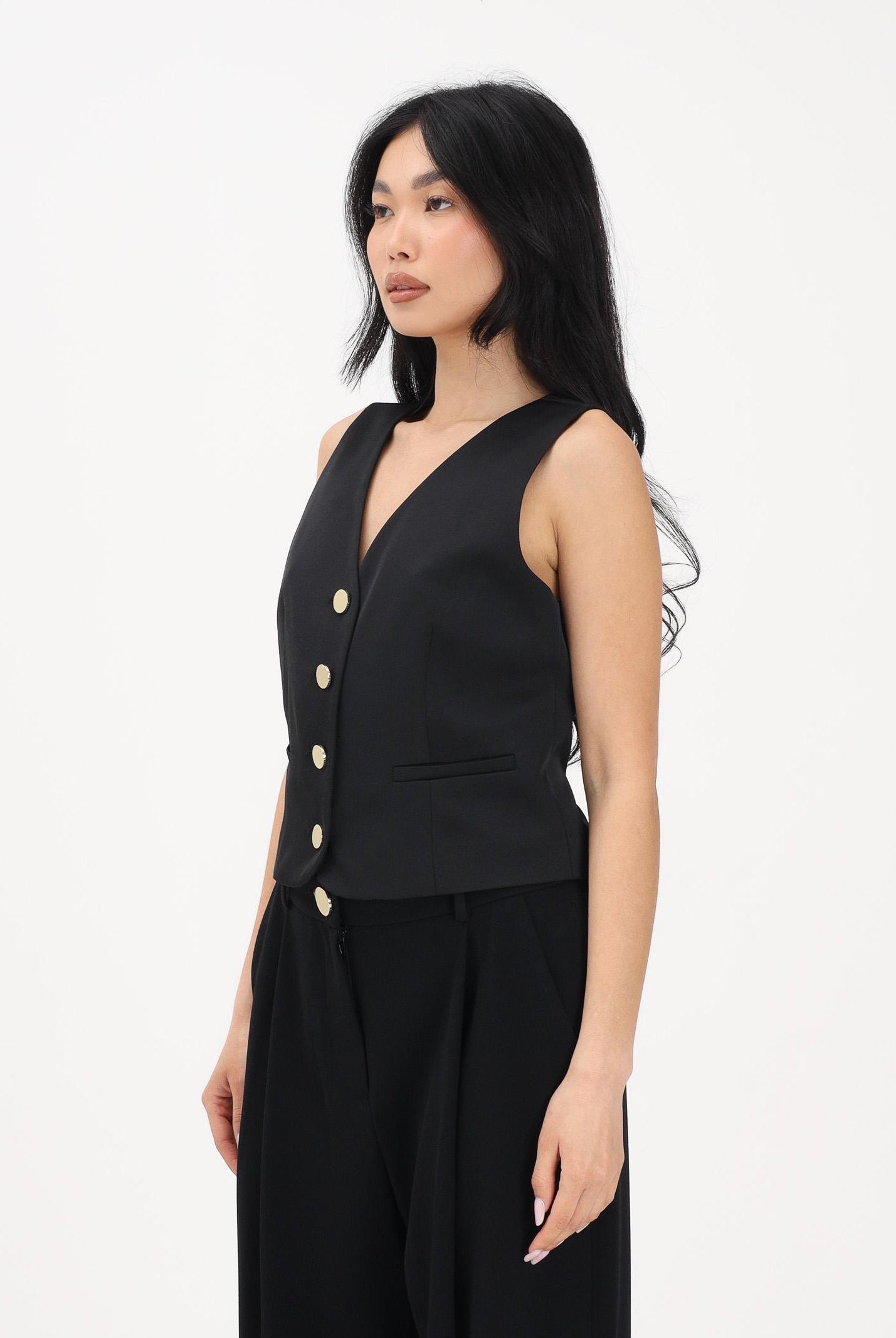 ARMANI EXCHANGE Gilet nero da donna XW001954AF21553 UC001 ARMANI EXCHANGE