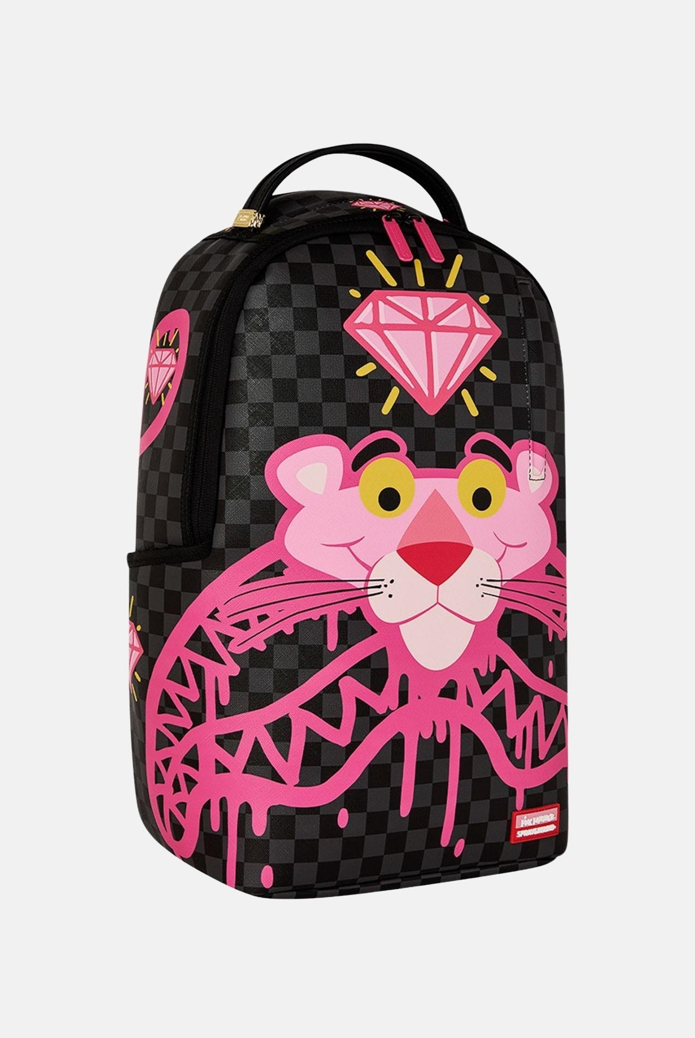 SPRAYGROUND Zaino PINK PANTHER DRIPPY DIAMONDS DLXSV nero per uomo e donna 910B8790NSZ . SPRAYGROUND
