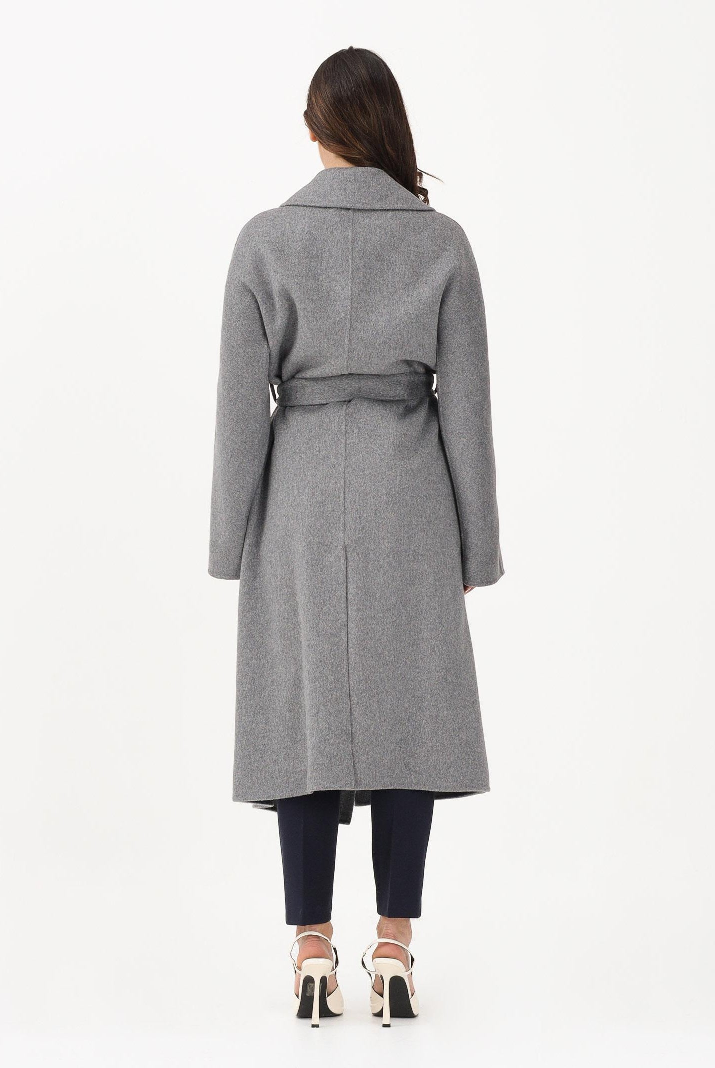 SIMONA CORSELLINI Cappotto lungo grigio da donna A25CPCPV1101 V0740 SIMONA CORSELLINI