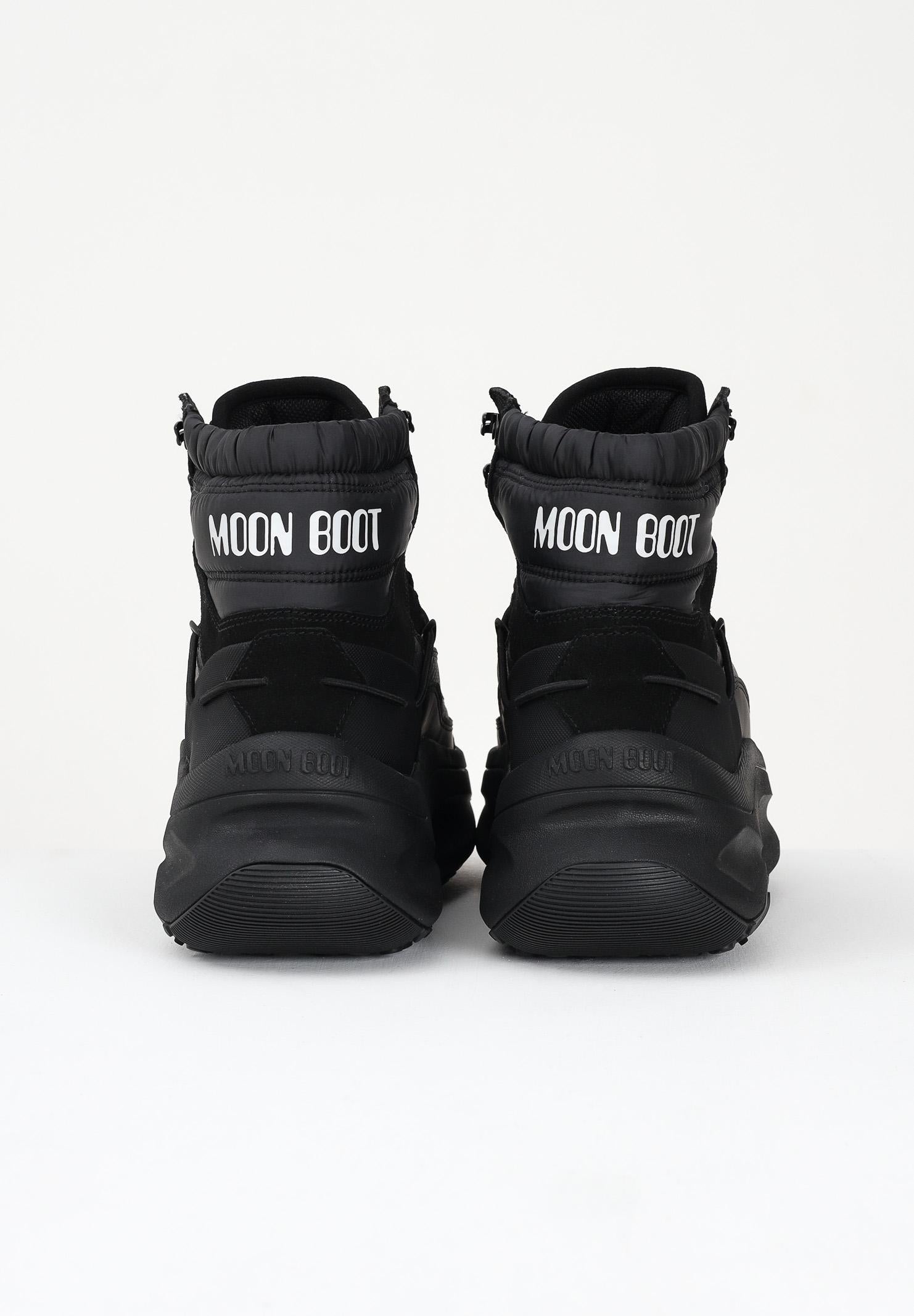 MOON BOOT Stivali da neve MOON247 XLACE MID neri da uomo 80D2490030 N001 MOON BOOT