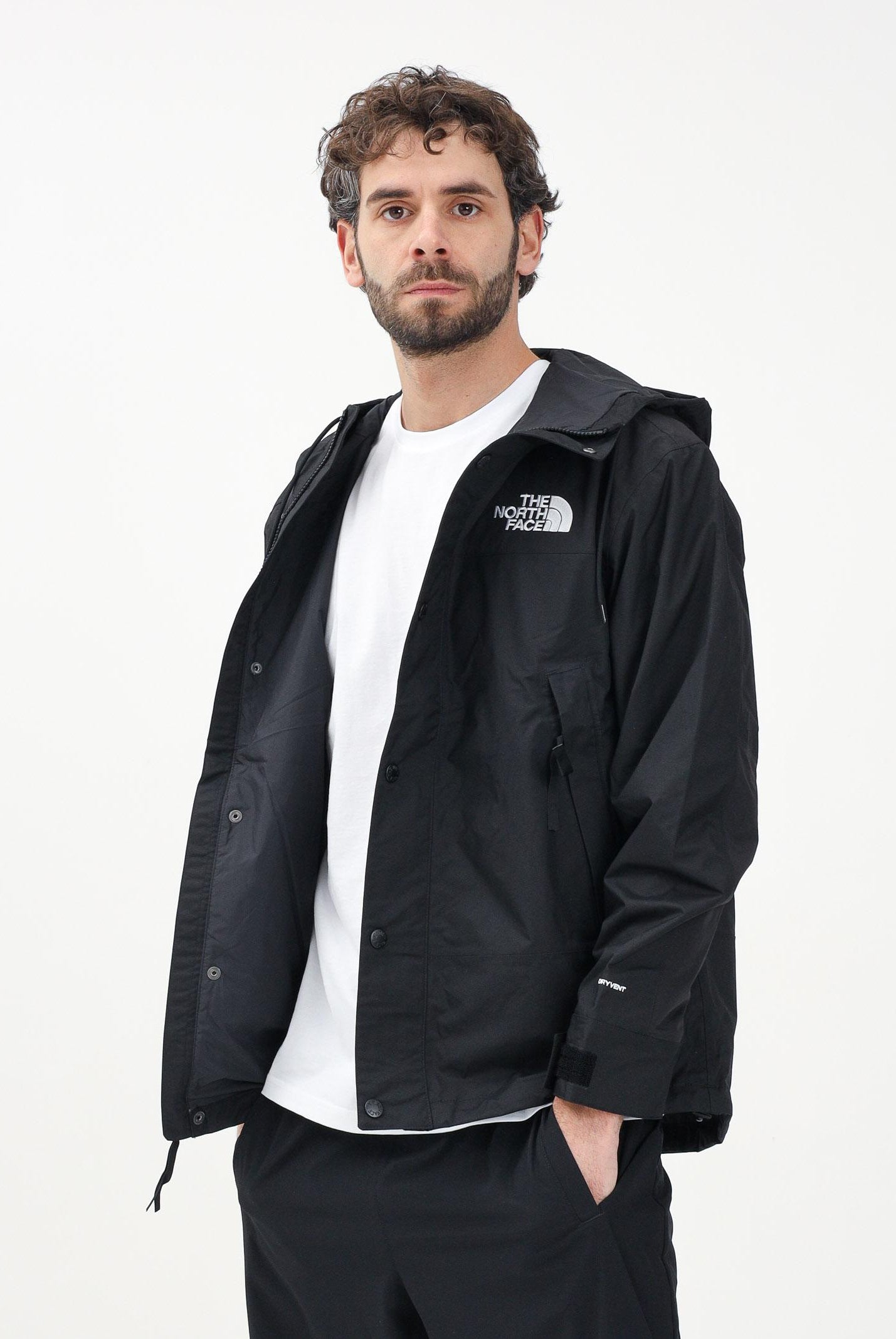 THE NORTH FACE Giacca a vento Reign On nera da uomo NF0A8B5GJK31 . THE NORTH FACE